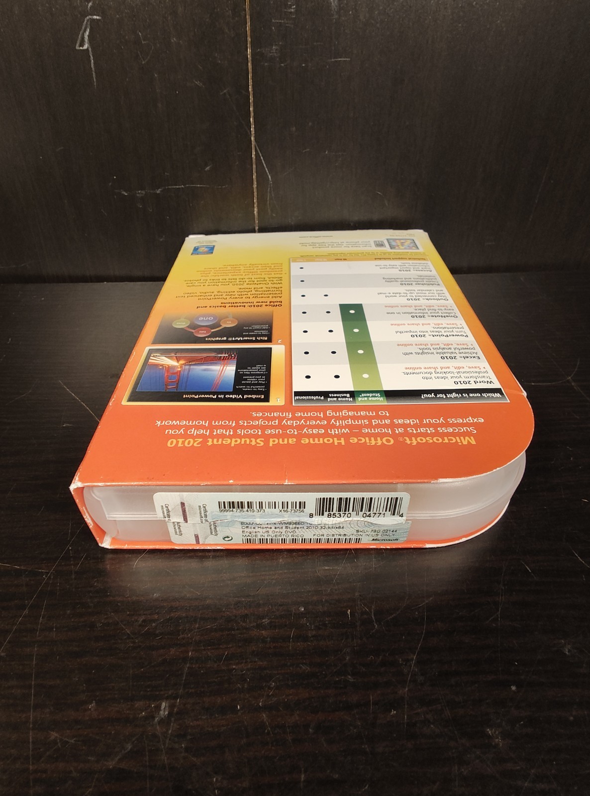 Microsoft Office 2010 Home and Student Family Pack Licensed RETAIL BOX.