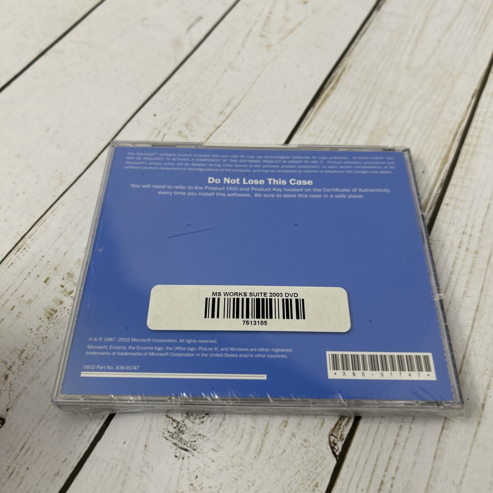 Microsoft Works Suite 2003 Software CD Brand New! Sealed!