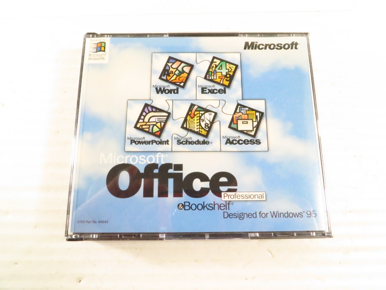 Microsoft Office And Bookshelf Professional for Windows 96 (2 CDs)