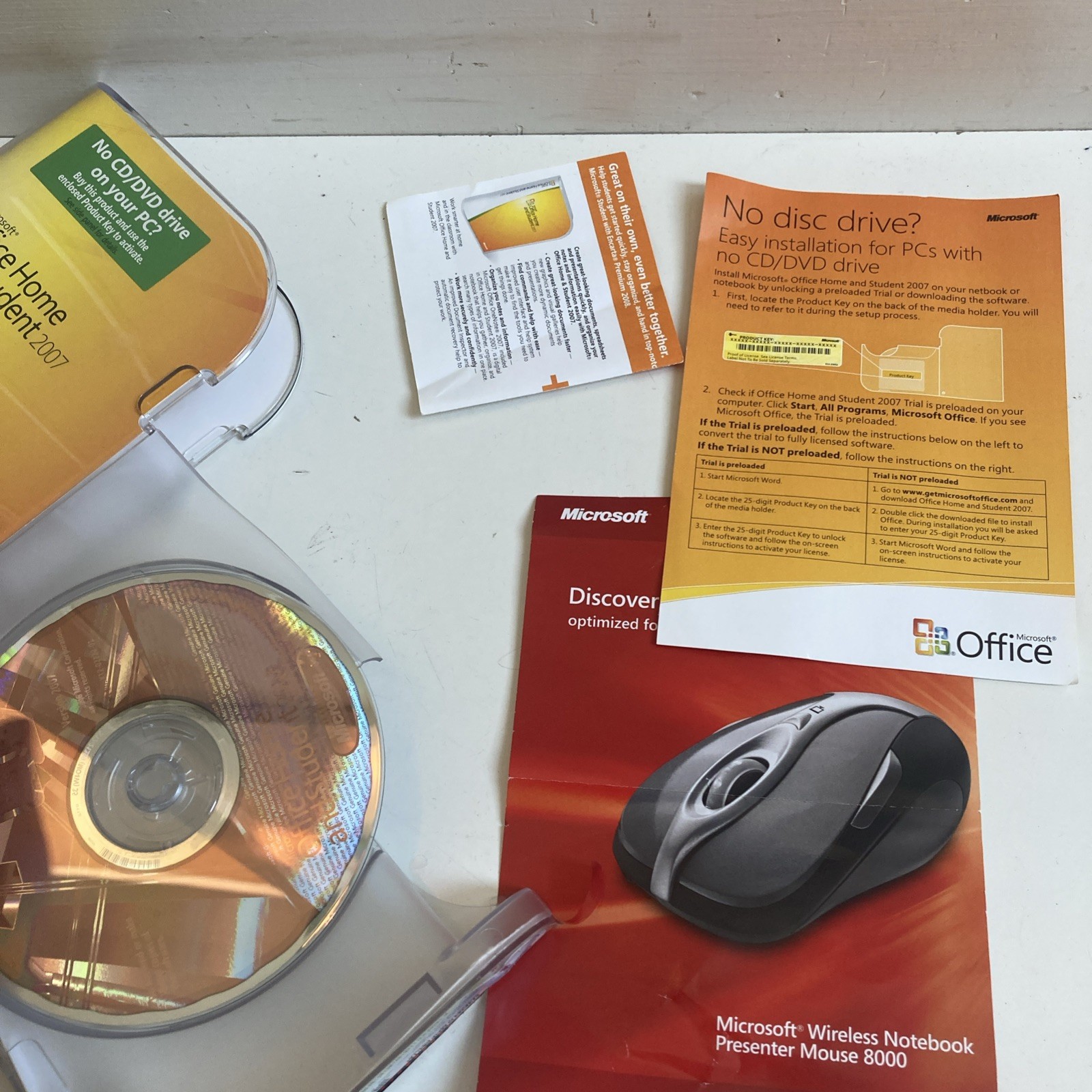 Microsoft MS Office 2007 Home and Student Licensed for 3 PCs Full Retail Box