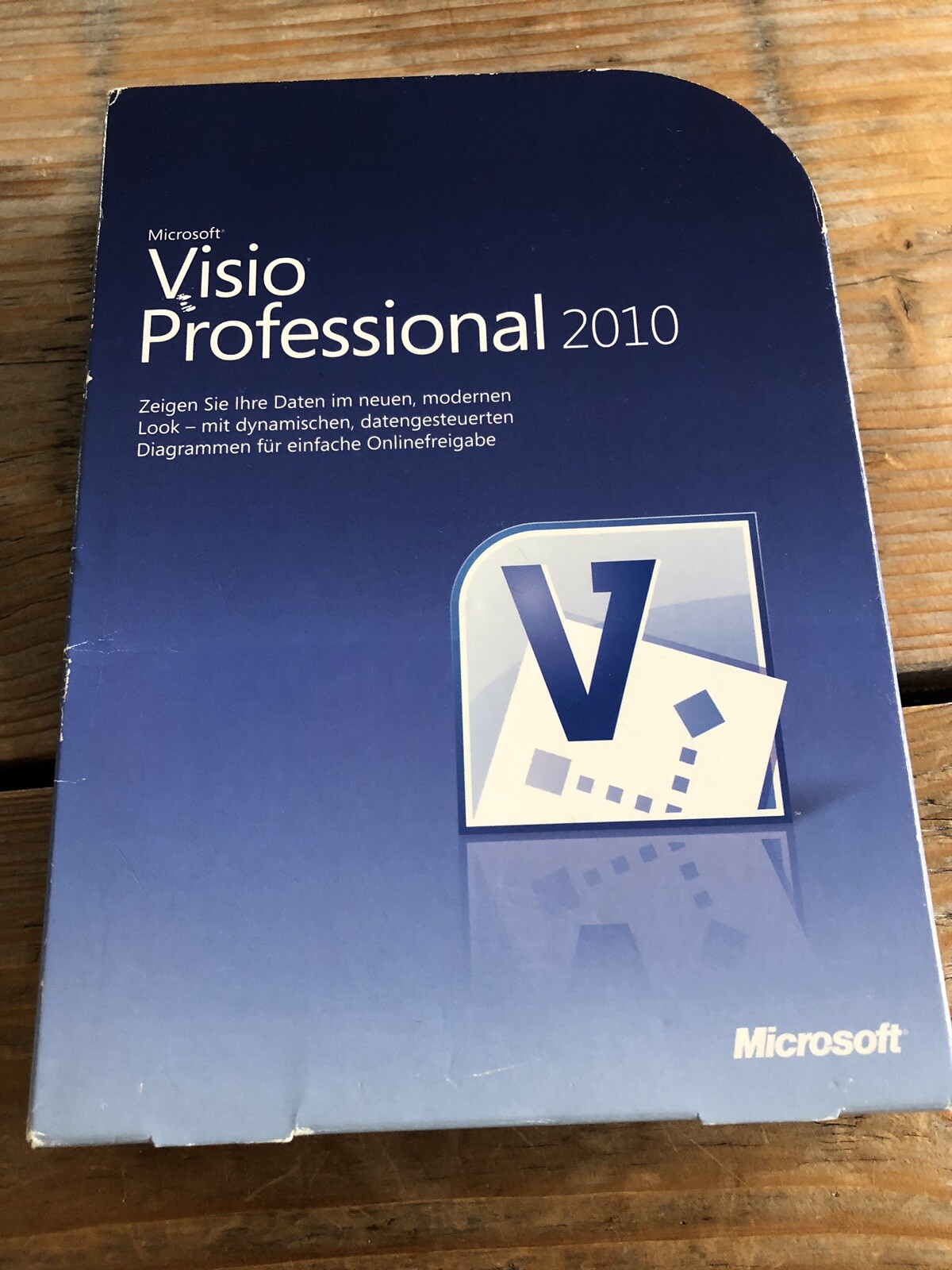 Microsoft Visio Professional 2010, Box, German Full Version with VAT Invoice