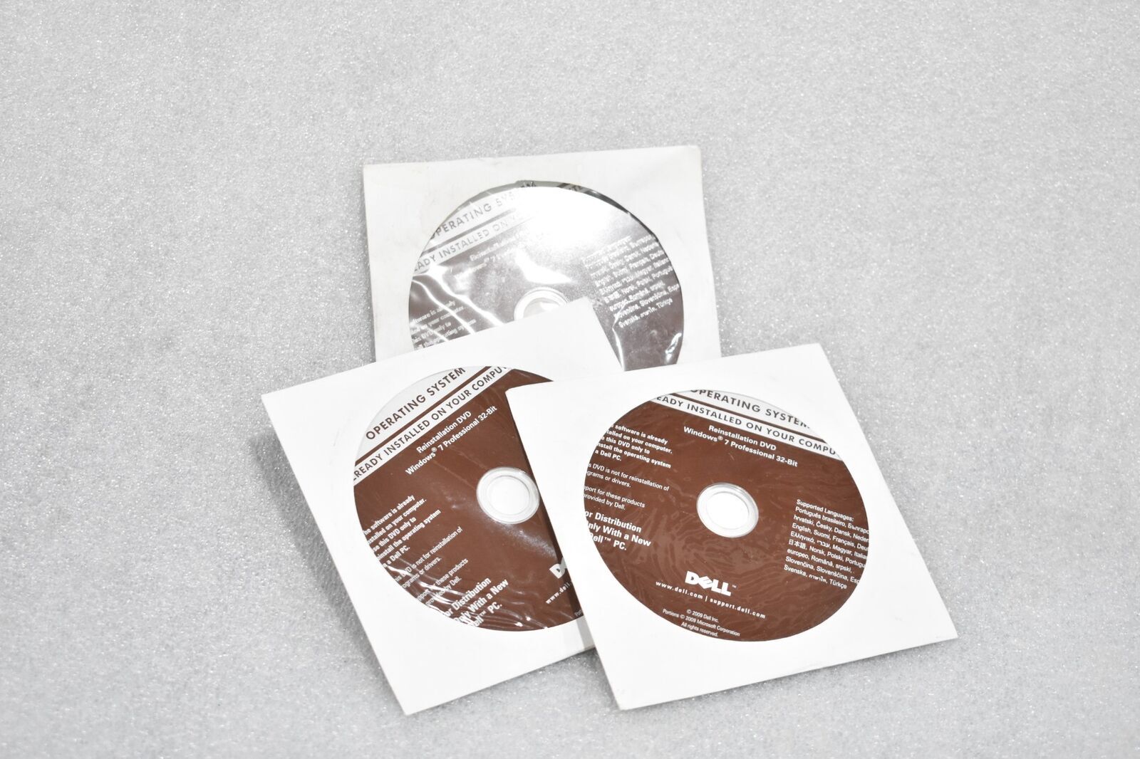 DELL 8X4PY OPPK5P REV A00 OPERATING SYSTEM REINSTALLATION DVD PRO 32B (LOT OF 3)