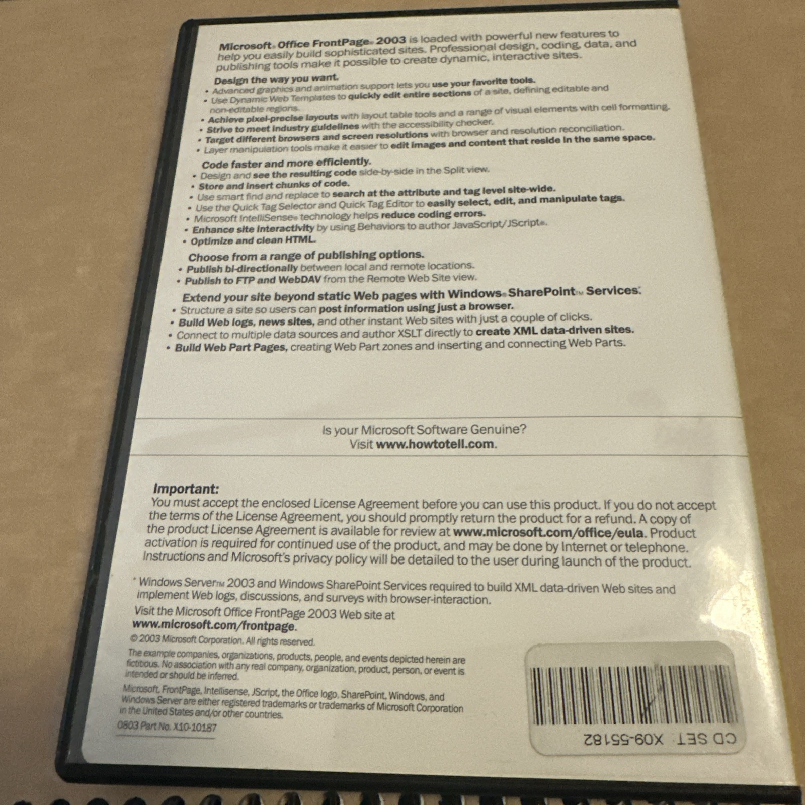 Microsoft Office FrontPage 2003 For Windows Full Version