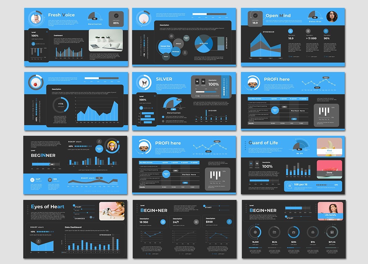 EScape PowerPoint Presentation Template by SanaNik