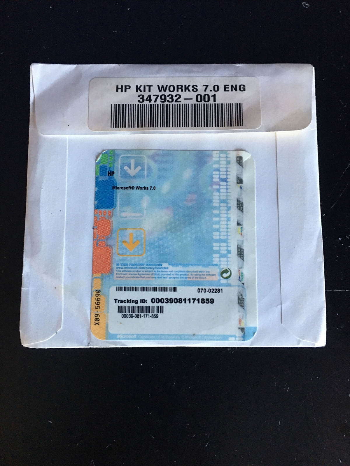 Microsoft Works 7.0 Disc (New And Genuine)