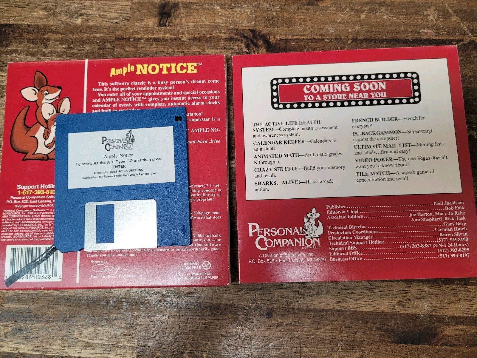 PC IBM Software – Check Mate, Bannerific, Ample Notice, Mortgage Vision