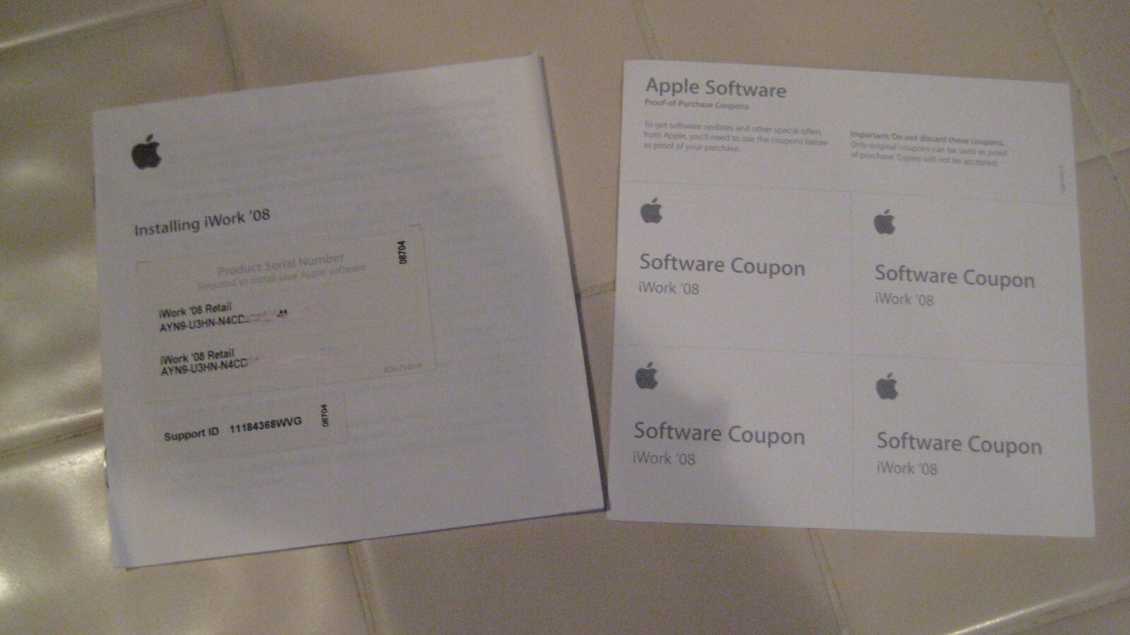 Apple iWork ’08 – Family Pack