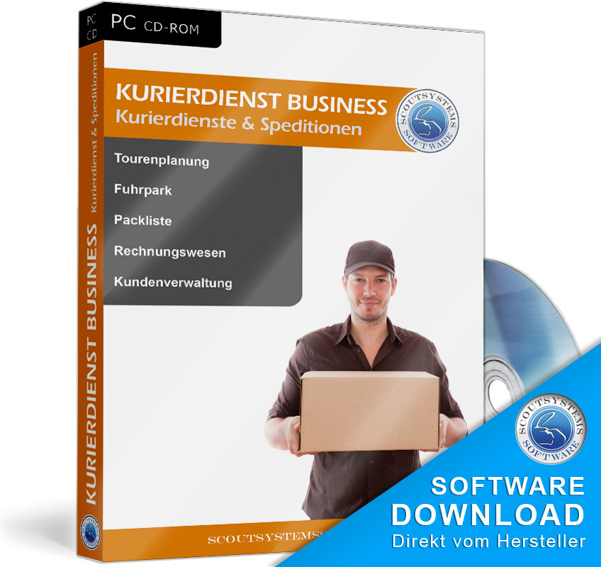 Kurierdienst Business Software Programm,Tourenplan + Rechnungen,Spedition Orga