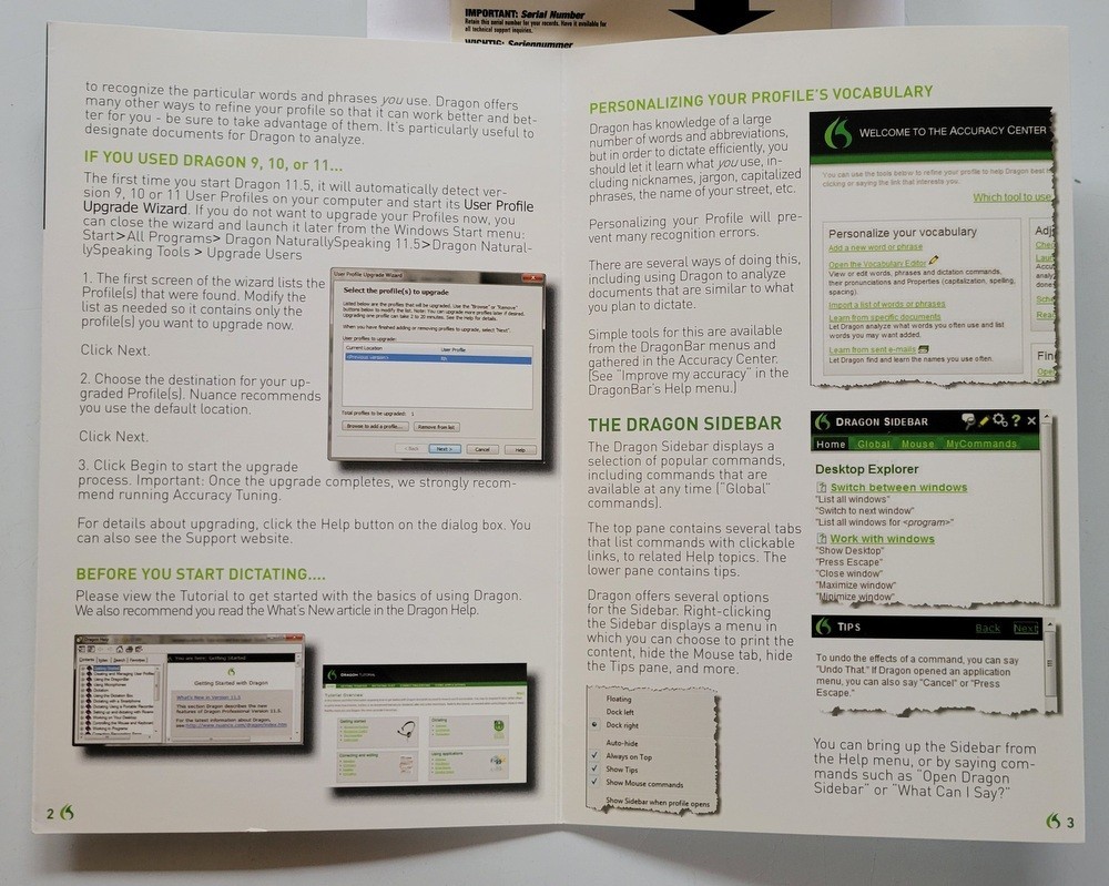 Dragon NaturallySpeaking Home 11.5 Speech Recognition Software – No Box/Headset