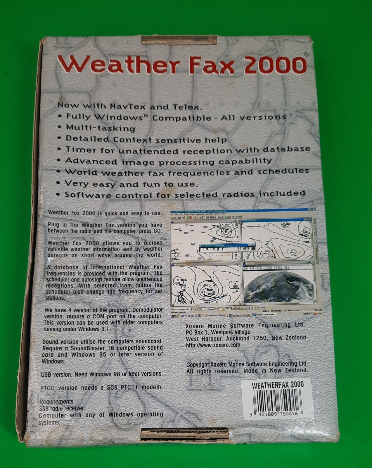 Weather Fax 2000 USB Version For Windows