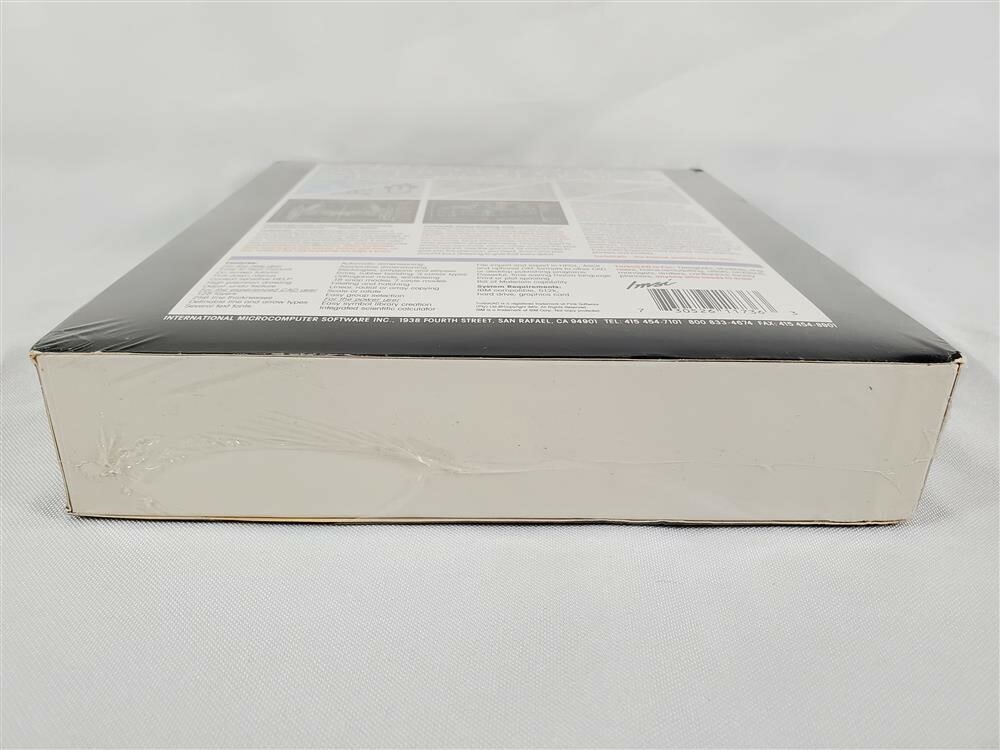 TurboCad Designer 1990s Software 3.5″ Floppy Disks *Factory Sealed Box* IMS, Inc
