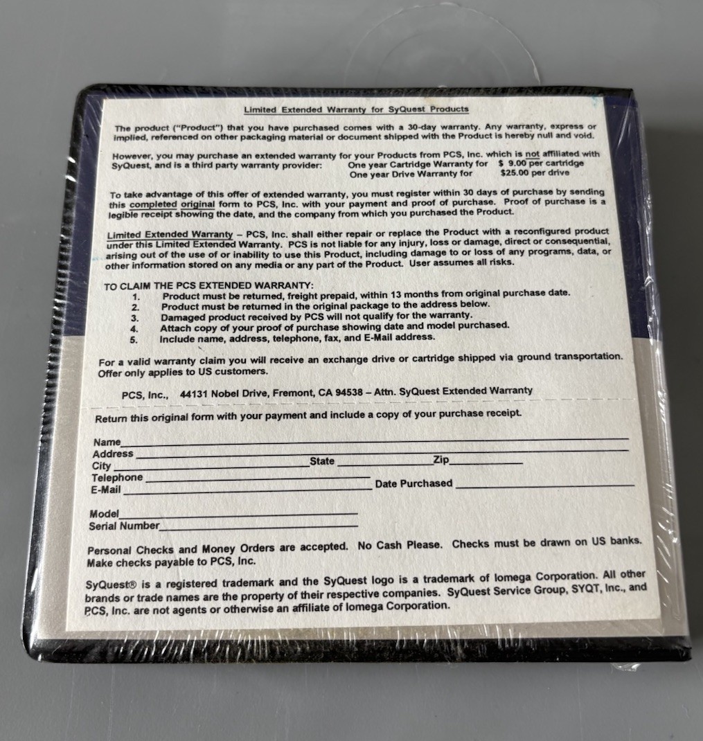 SparQ 1.0 Syquest Explore Your Genius 1997 PC Computer Software Program – New