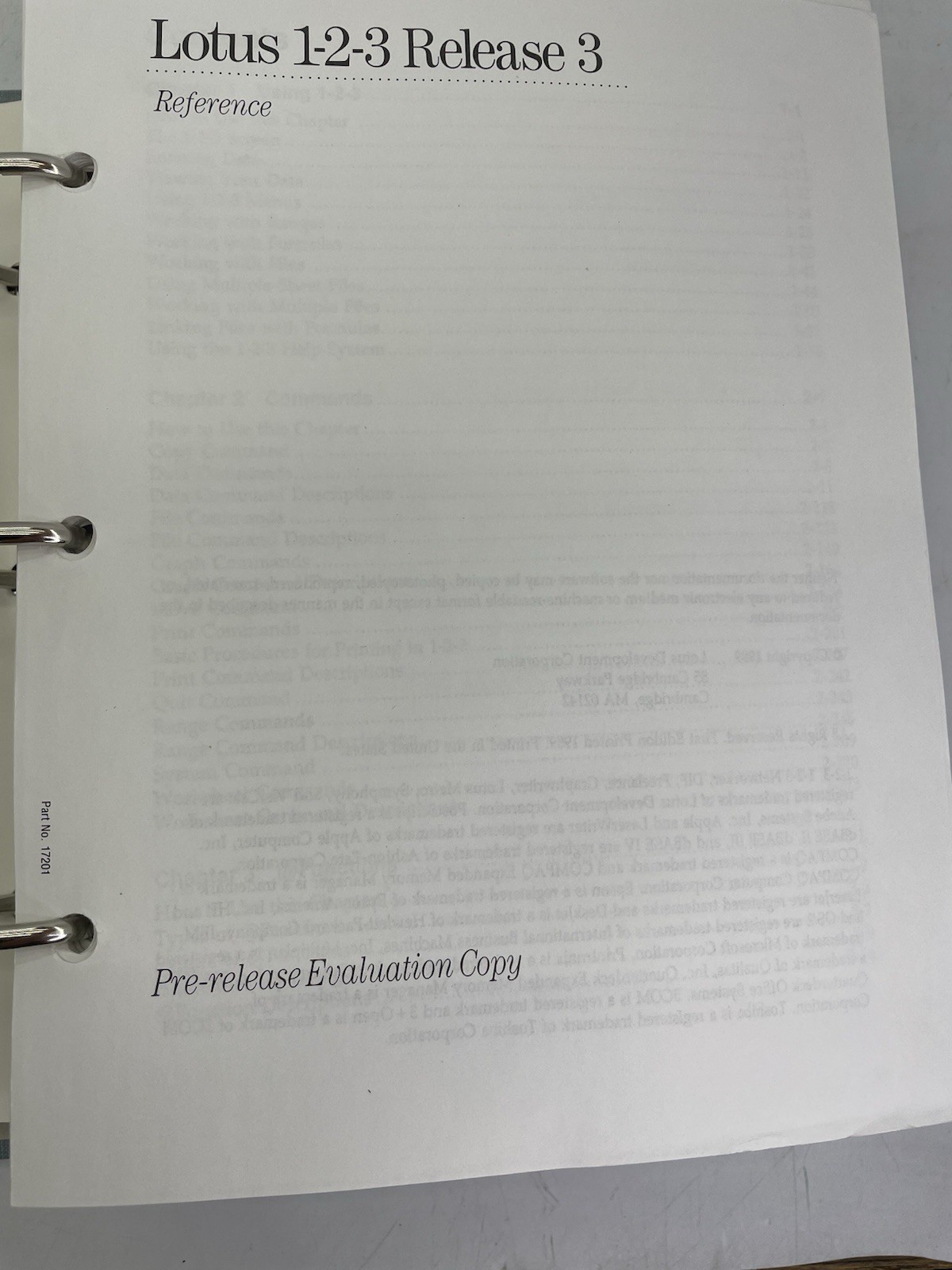 Vintage 1989 LOTUS 1-2-3 Release 3 Reference Binder Hard Slip Case Floppy Disks
