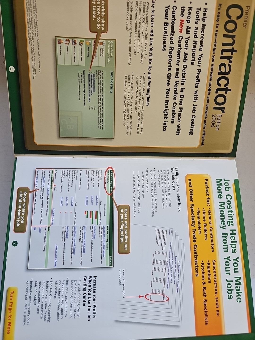 Quickbooks Premier Contractor Edition 2006 Windows Financial Software CD/Reg Key