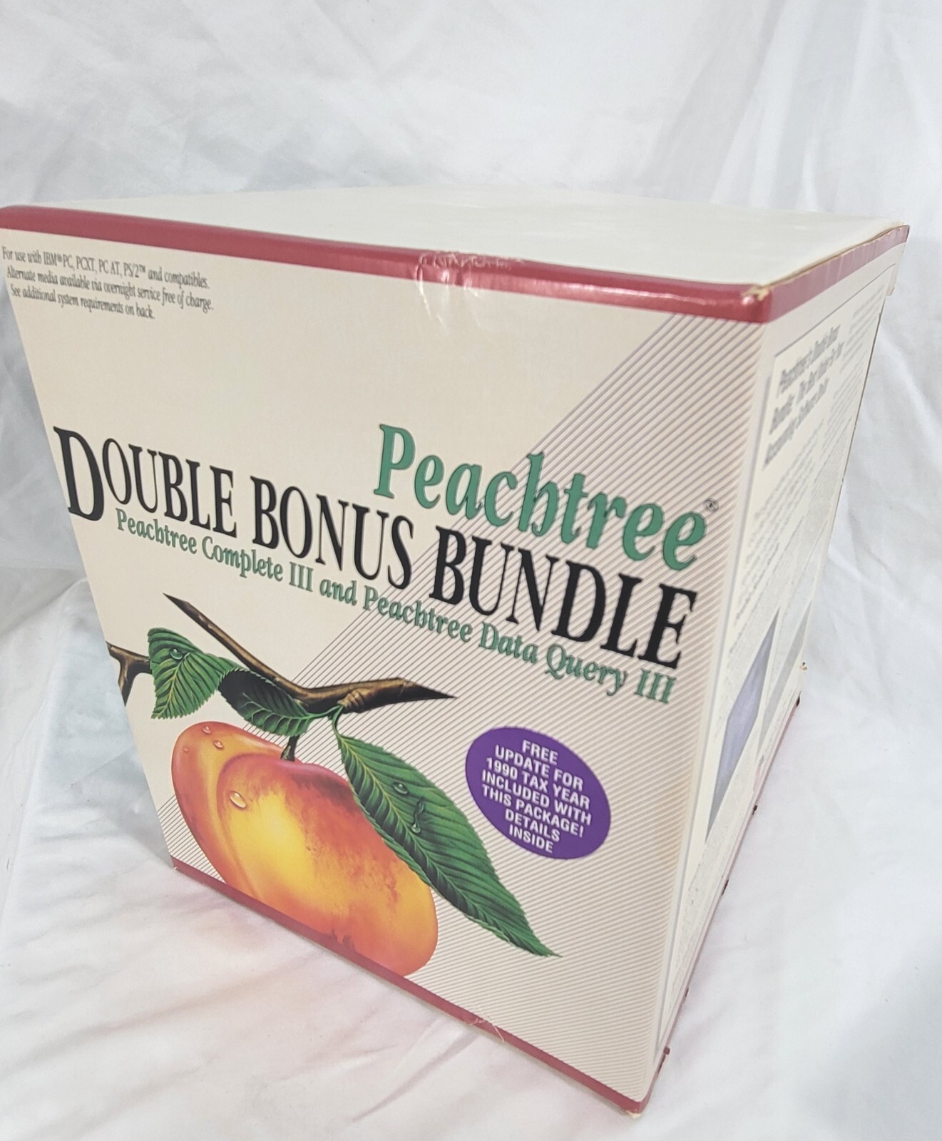 Vtg Peachtree Complete III Accounting System + Data Query III + Manuals & Disks