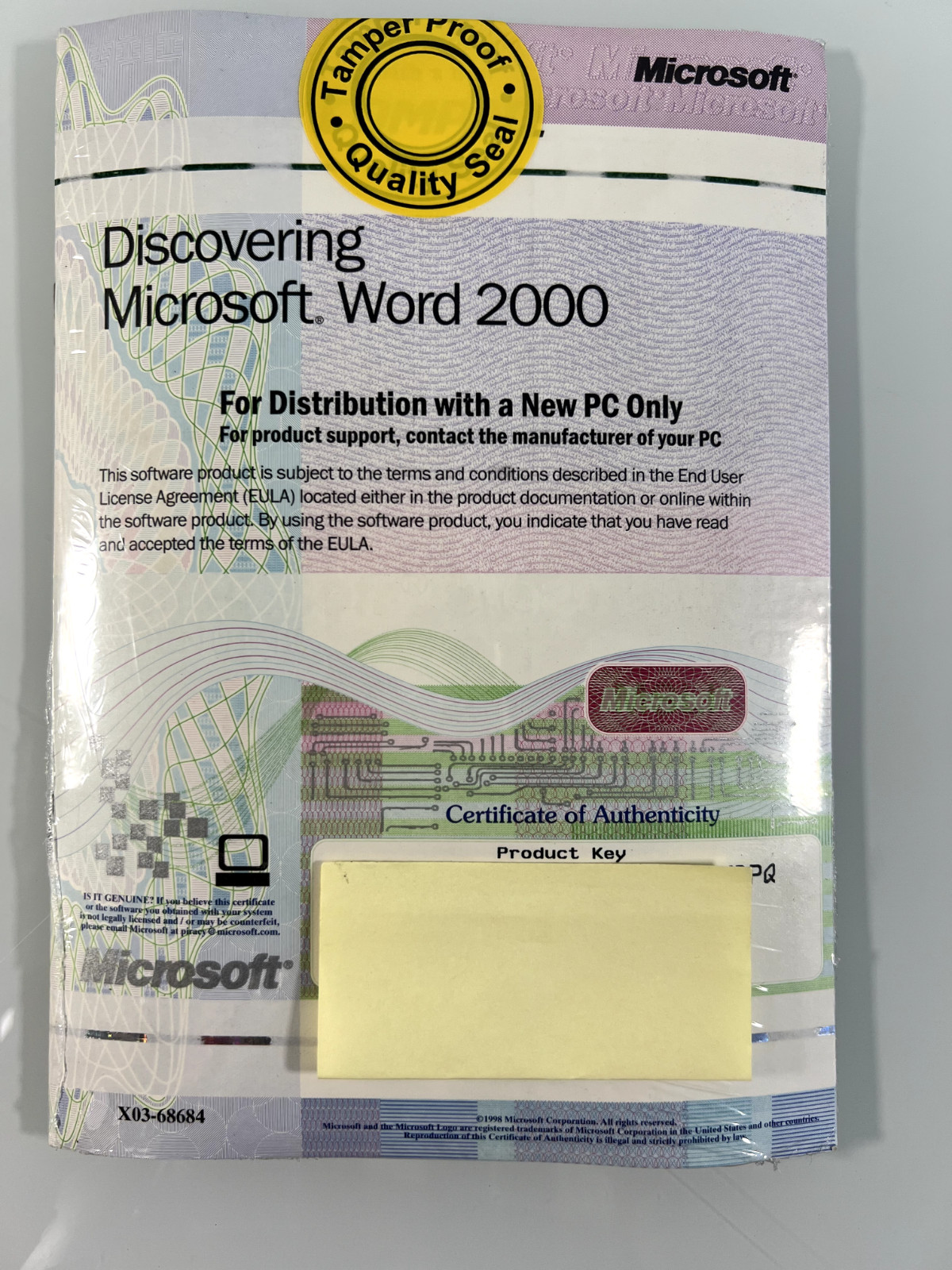 Microsoft Word 2000 with Key and COA Will not Work on Windows 10 or 11
