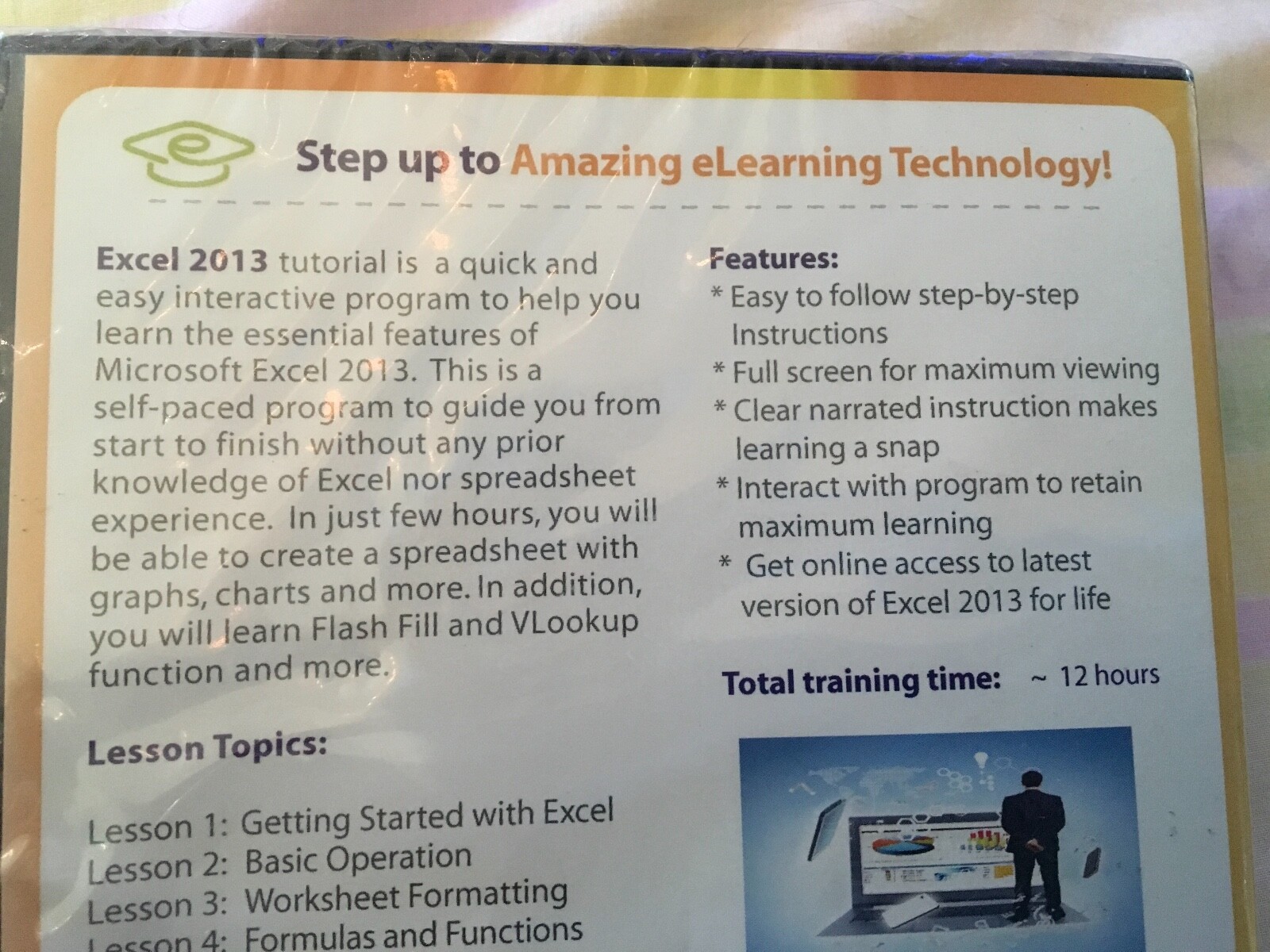 Learn Excel 2013, Windows 7 and Vista All-in-one CD Training Program