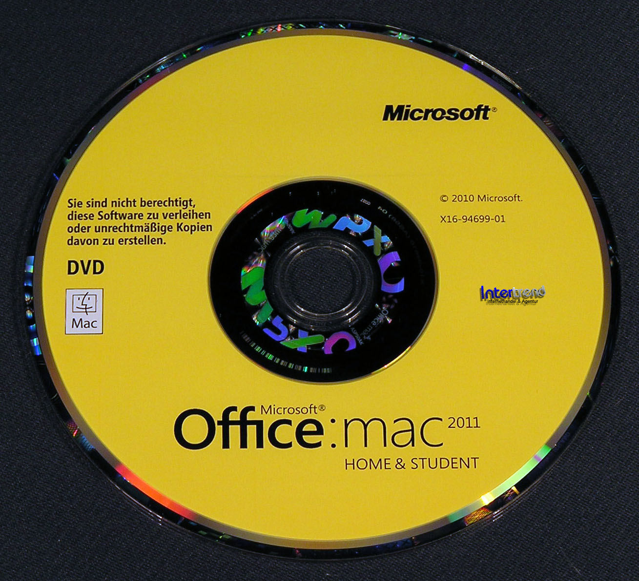 Microsoft Office Mac 2011 Home & Student 1 Mac Vollversion Box + DVD OVP