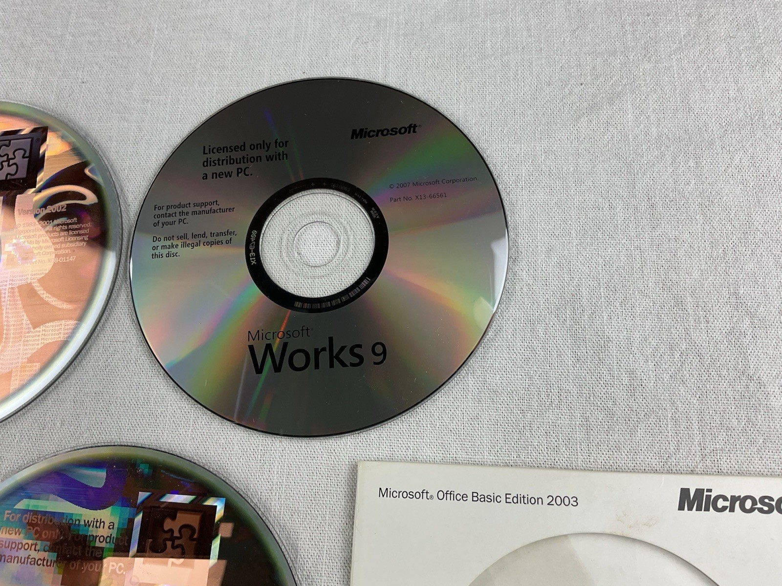 Microsoft Office 2003 Basic Edition With Serial Number & XP Small Business