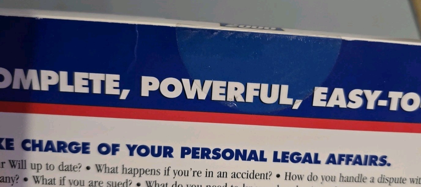 Kiplinger’s Home Legal Advisor 2000 Deluxe Multimedia PC Software Big Box NEW