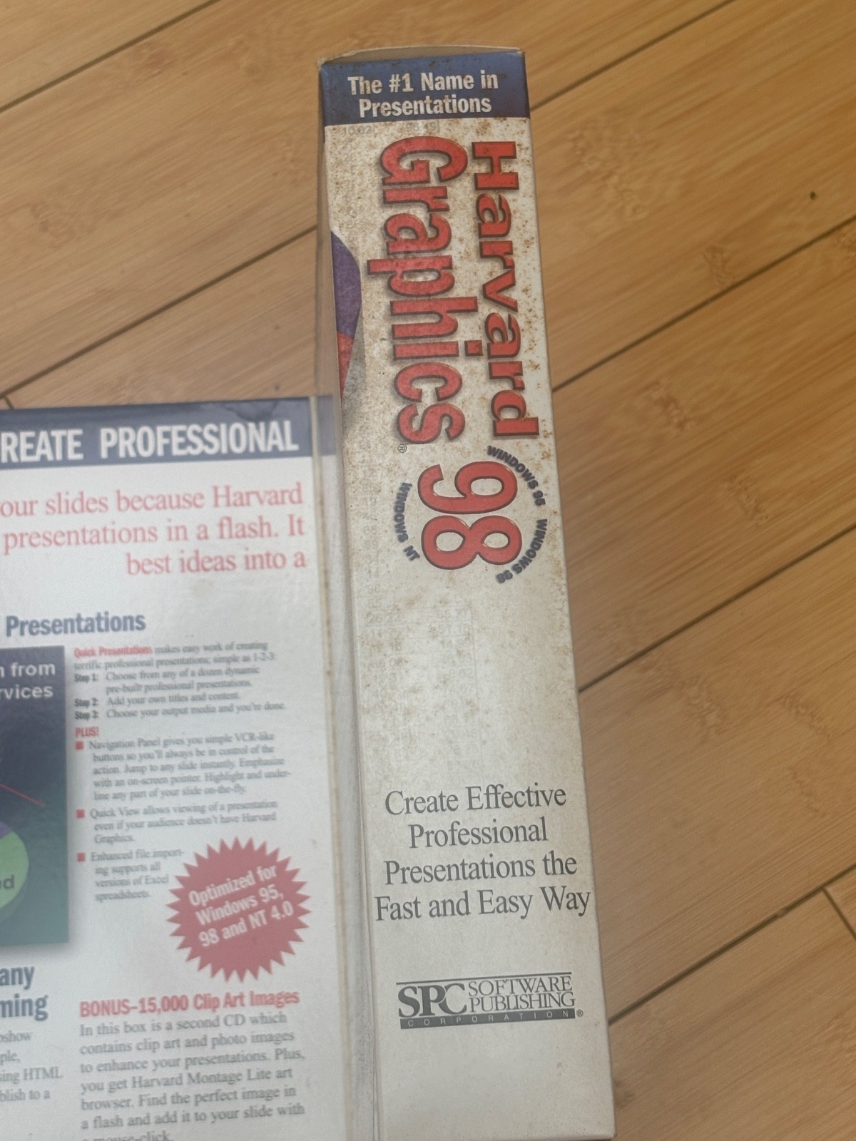 1998 HARVARD GRAPHICS WINDOWS 95 98 NT EFFECTIVE PRESENTATIONS FAST EASY SEALED