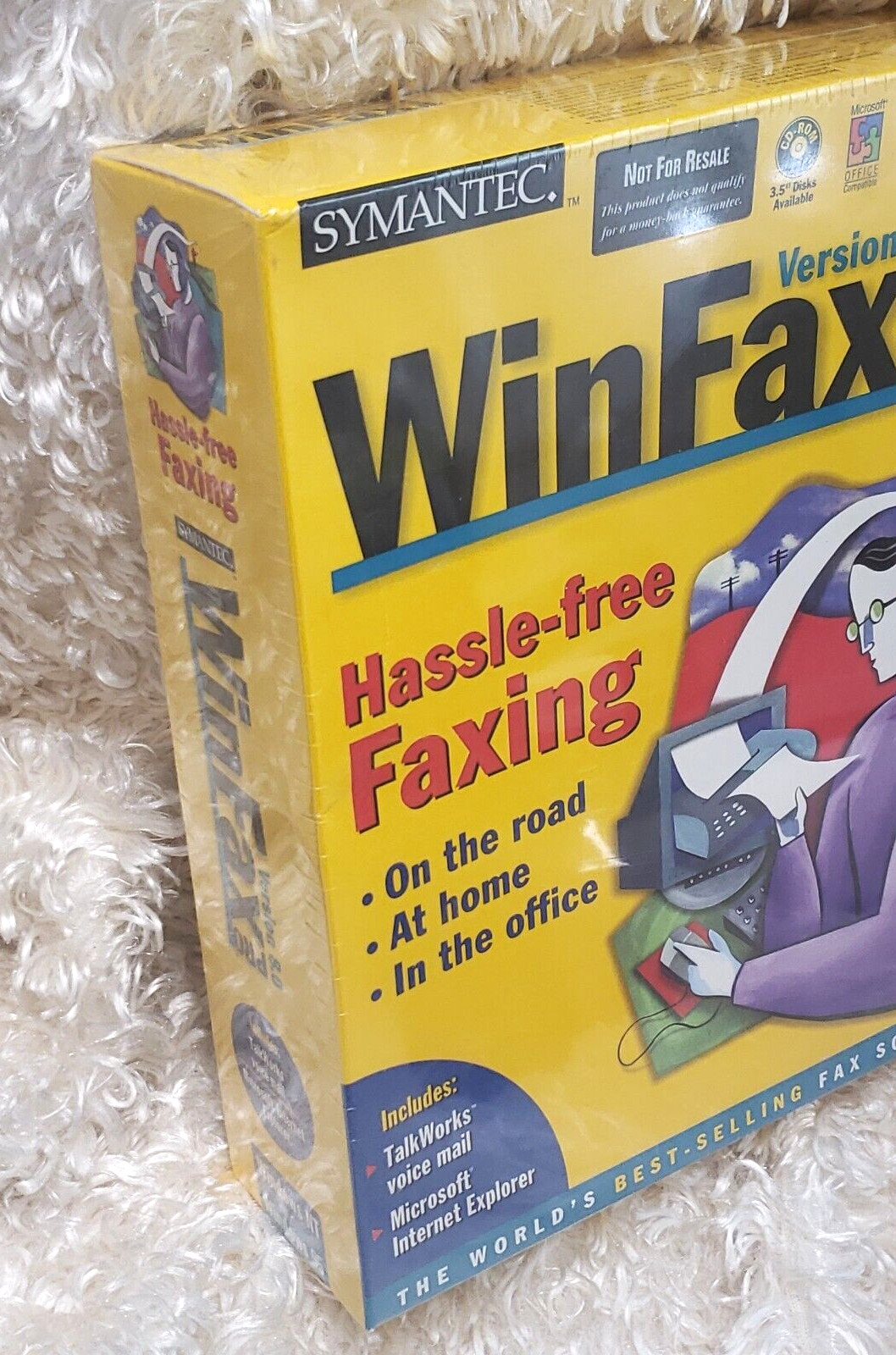 WINFAX 1997 Symantec Hassle-Free Faxing Version 8.0 Pro 95/NT SEALED!