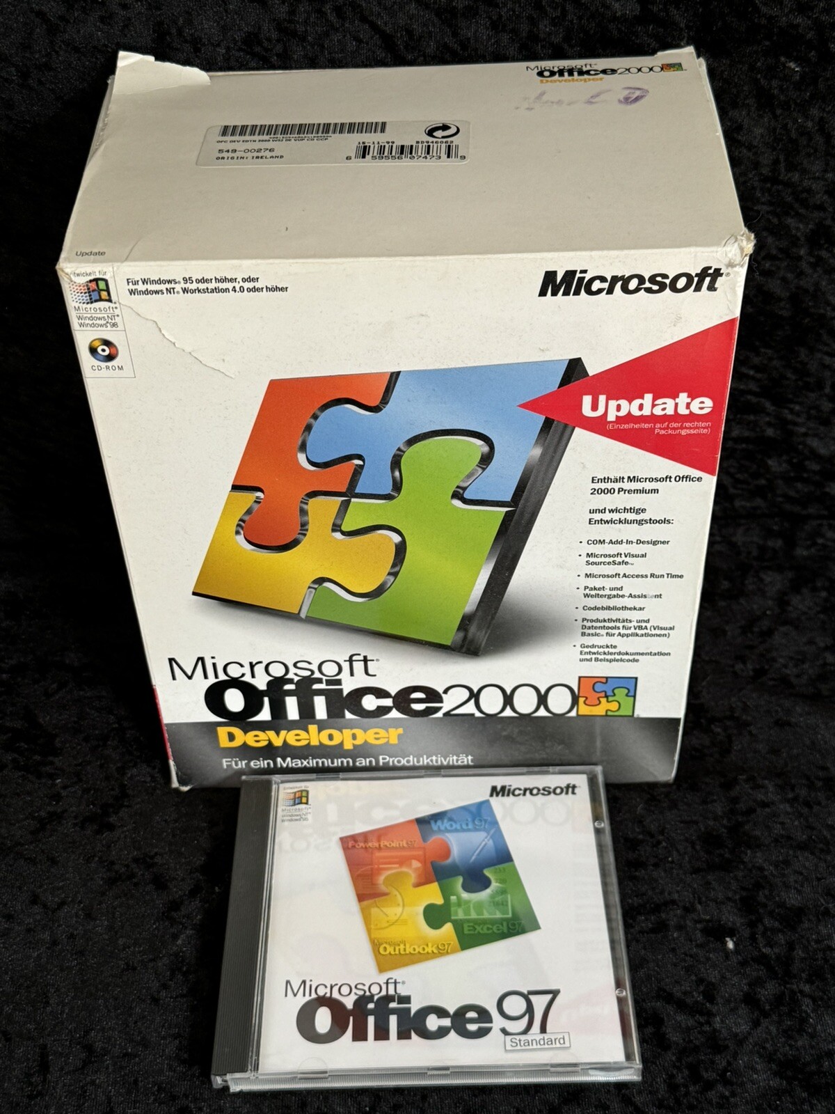 Microsoft Office 2000 Developer, Full Version Bundle, German with VAT Invoice