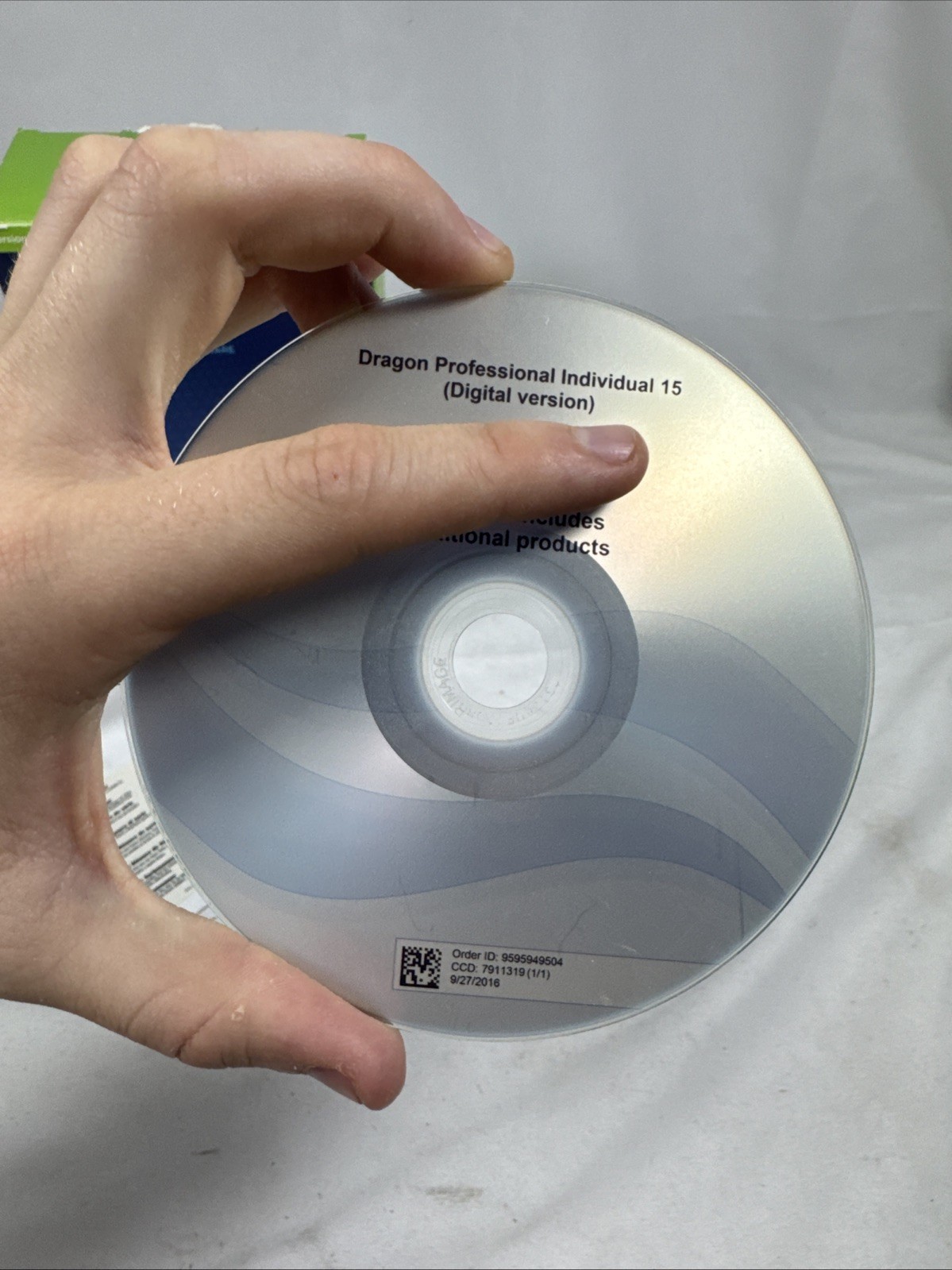 Version 15 Nuance Dragon Professional Individual 2016 Disc Only And Serial…
