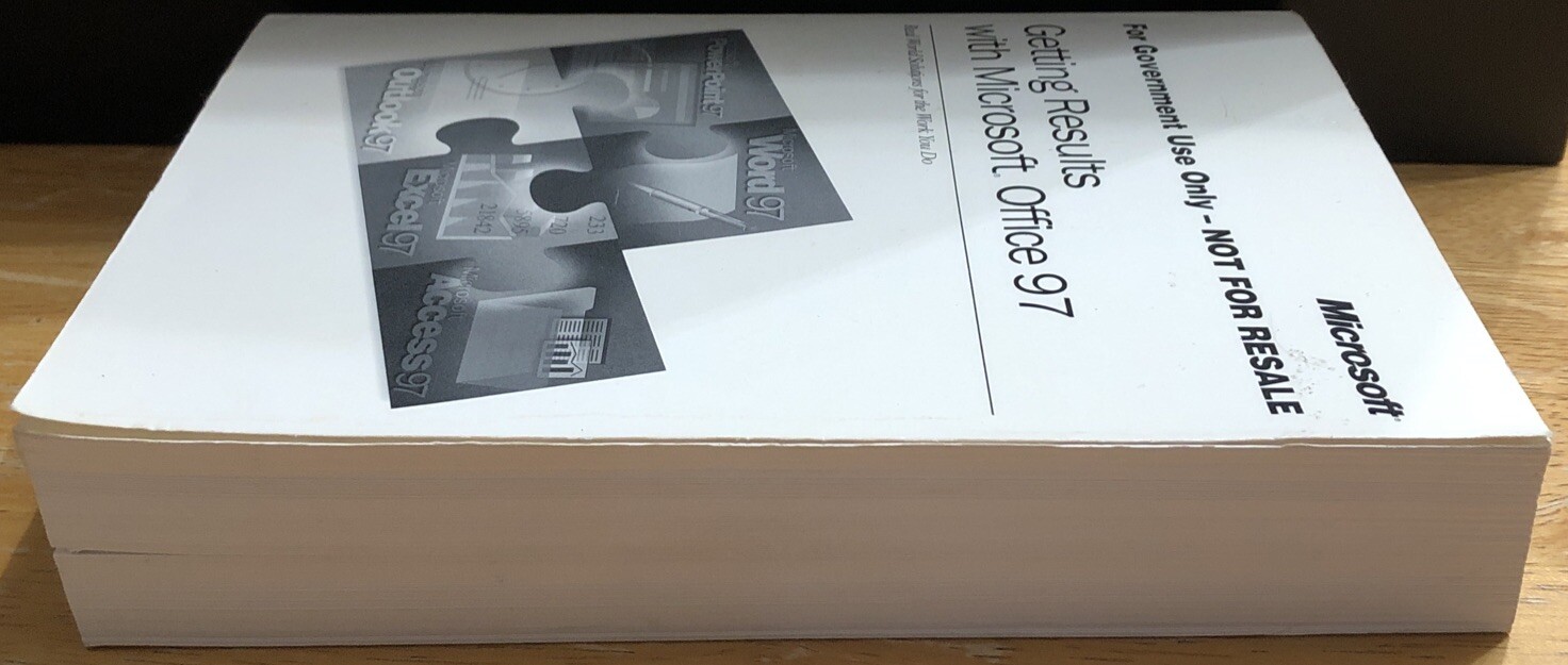 Microsoft Office 97 For Government Use Only