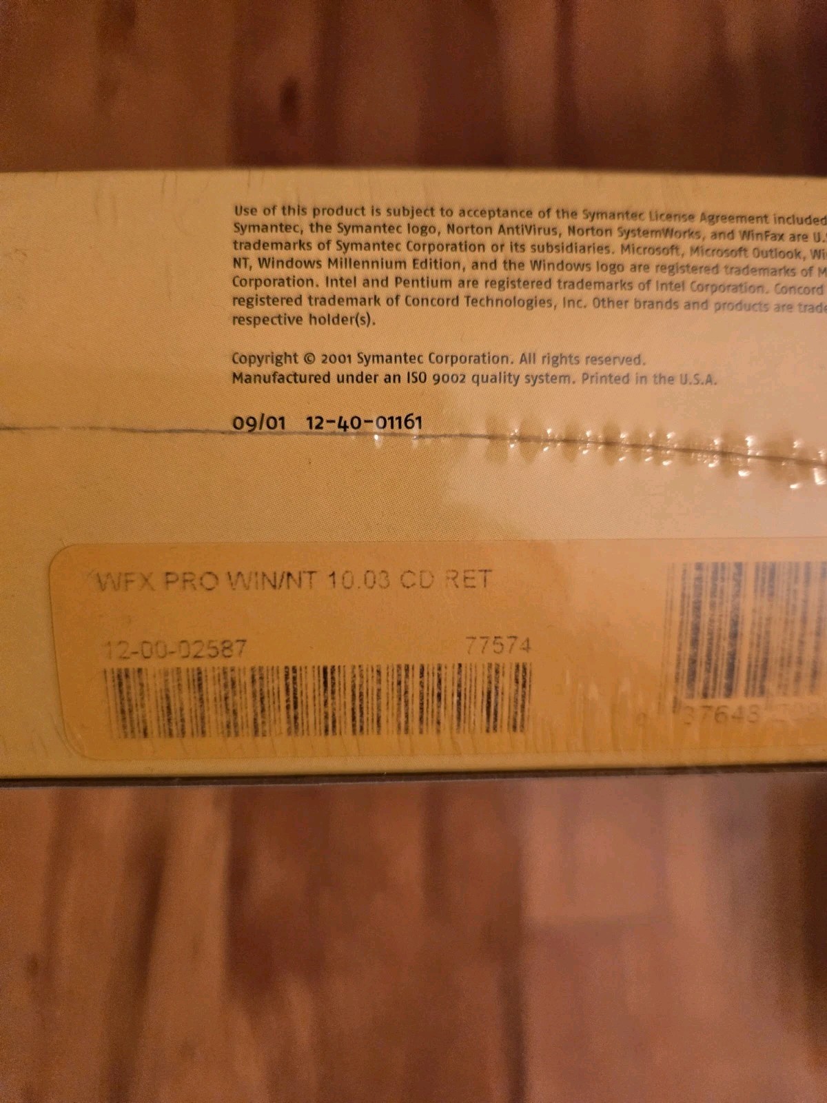 Symantec Winfax Pro Version 9.0 for Windows 98, 95 and NT Sealed 12-83-00035