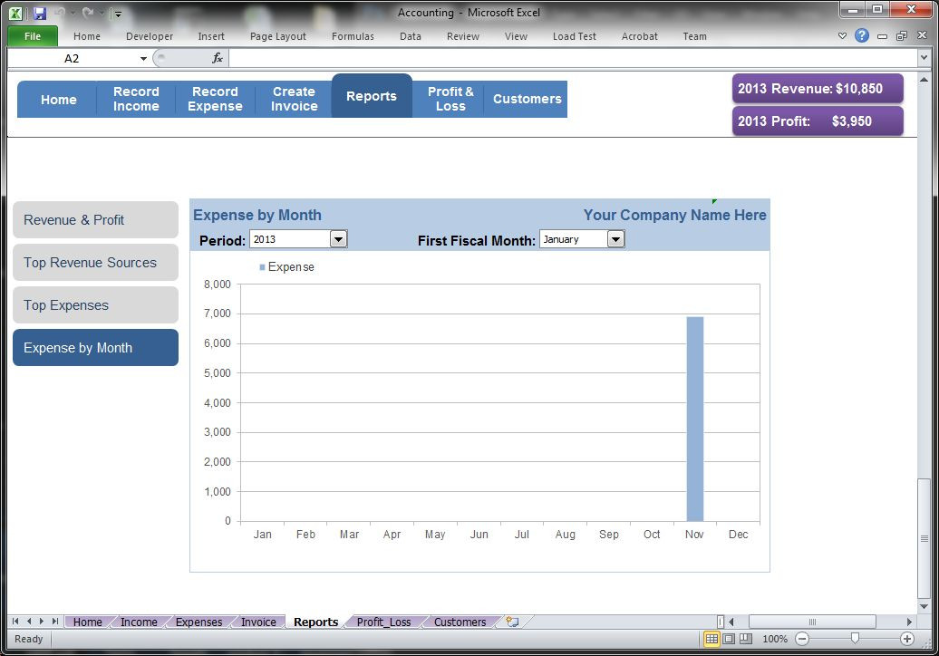 Small Business Accounting Software Record Income and Expense Transactions