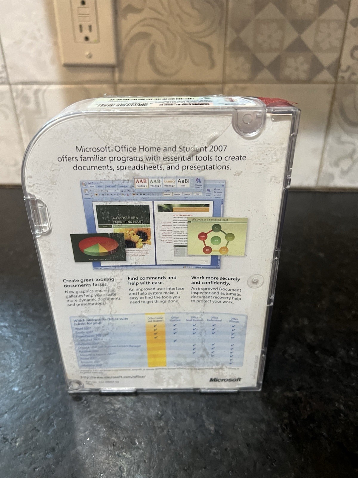 Microsoft MS Office 2007 Home and Student for 3 PCs Full English