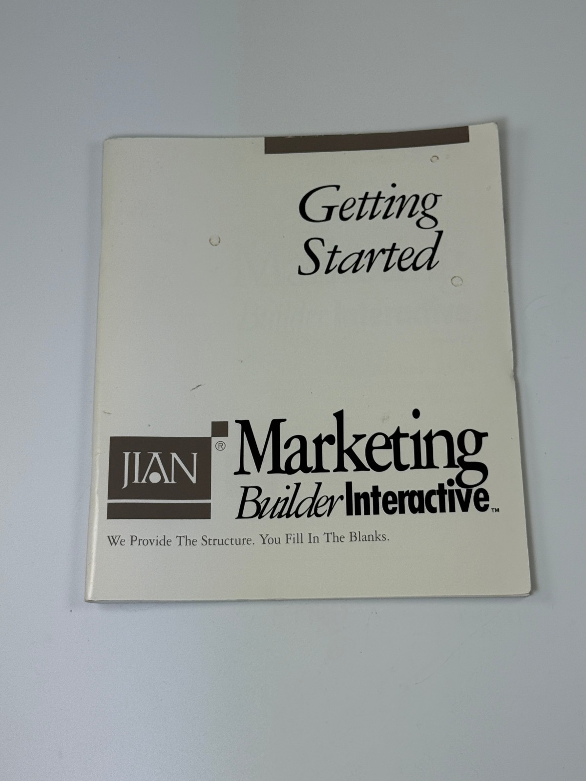 Marketing Builder Interactive 2.0 | CD & Book | For Windows 95, 98, 3.1, & Mac