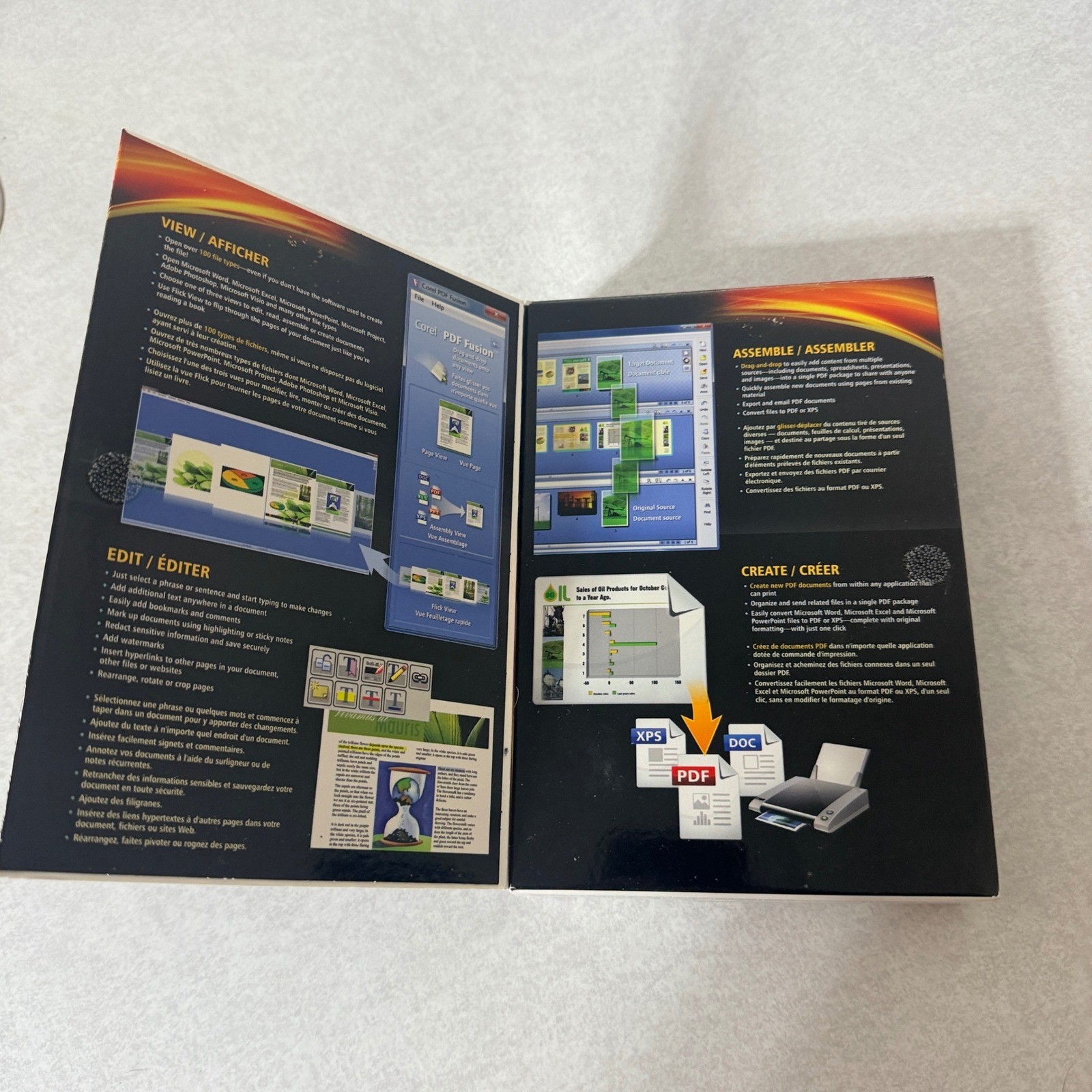Corel PDF Fusion Software Disc View Edit Assemble Create PDF DOC