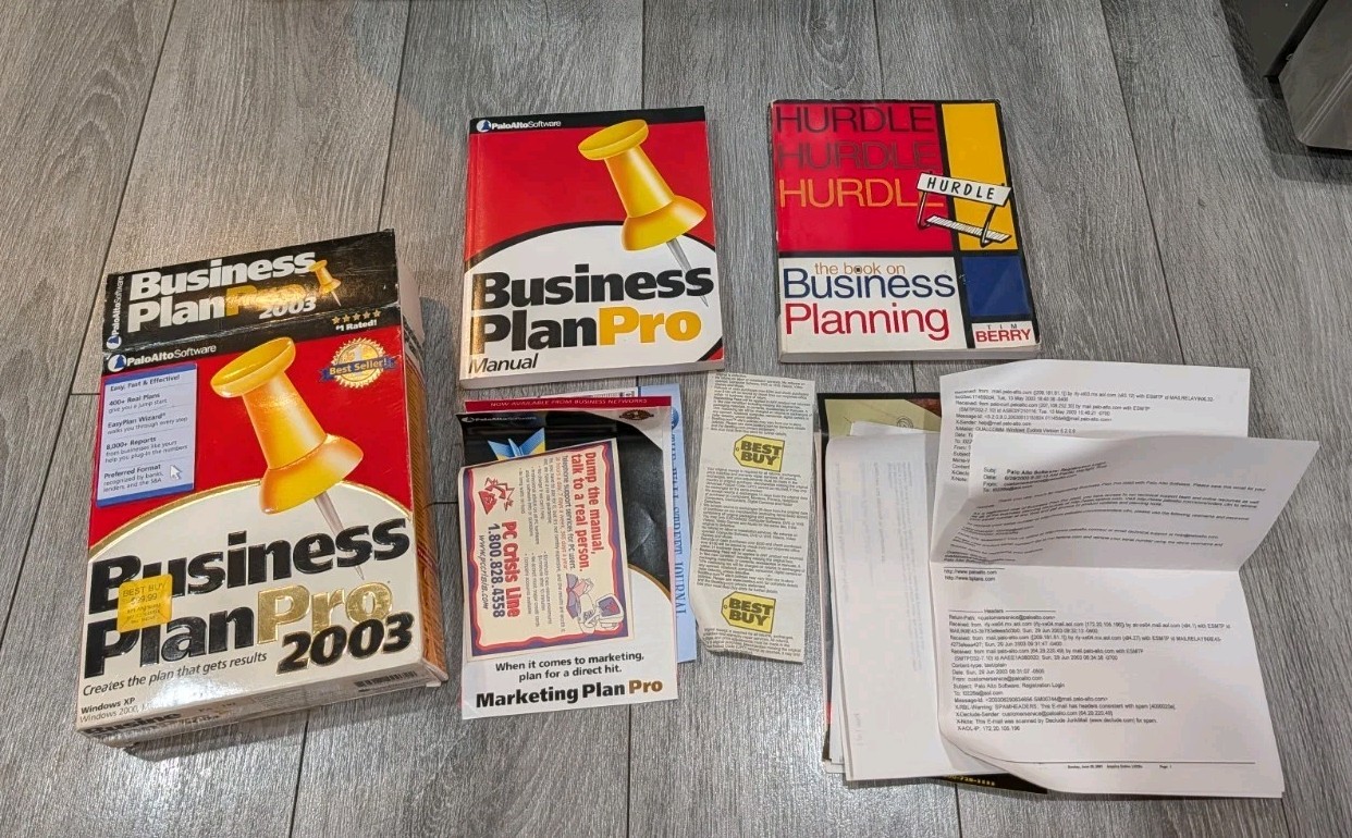 Business Plan Pro 2003 (Sold As Is)