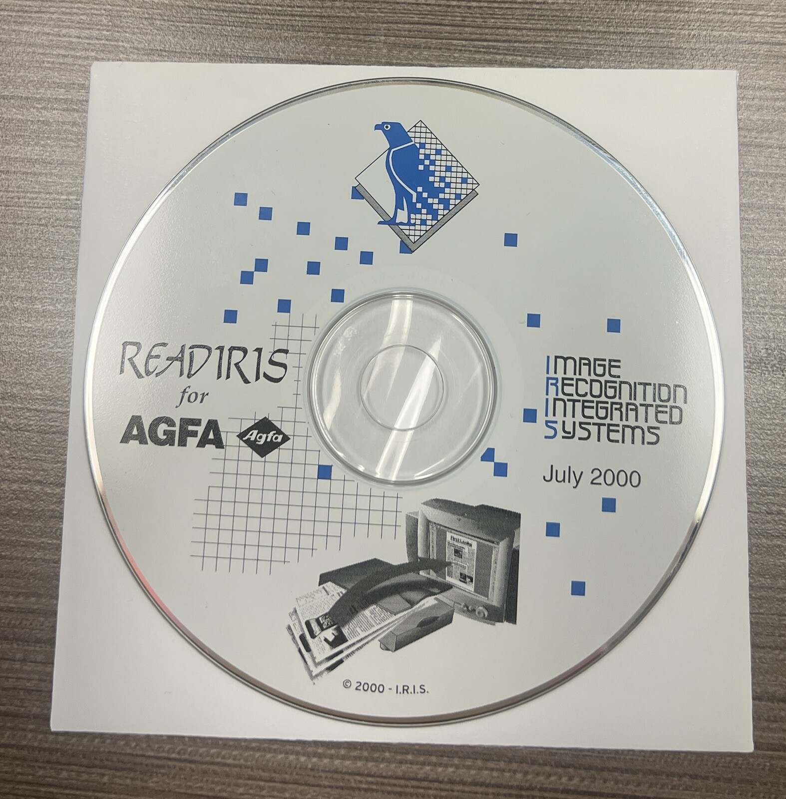 I.R.I.S. Readiris for AGFA Installation CD Disk July 2000