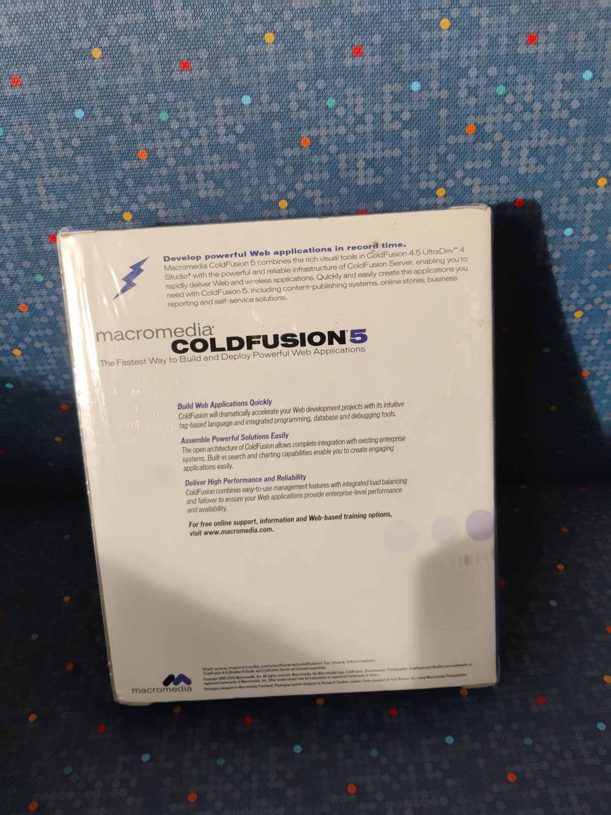 ColdFusion Server Enterprise ZCF50SENT, Macromedia Coldfusion5, 1995-2001