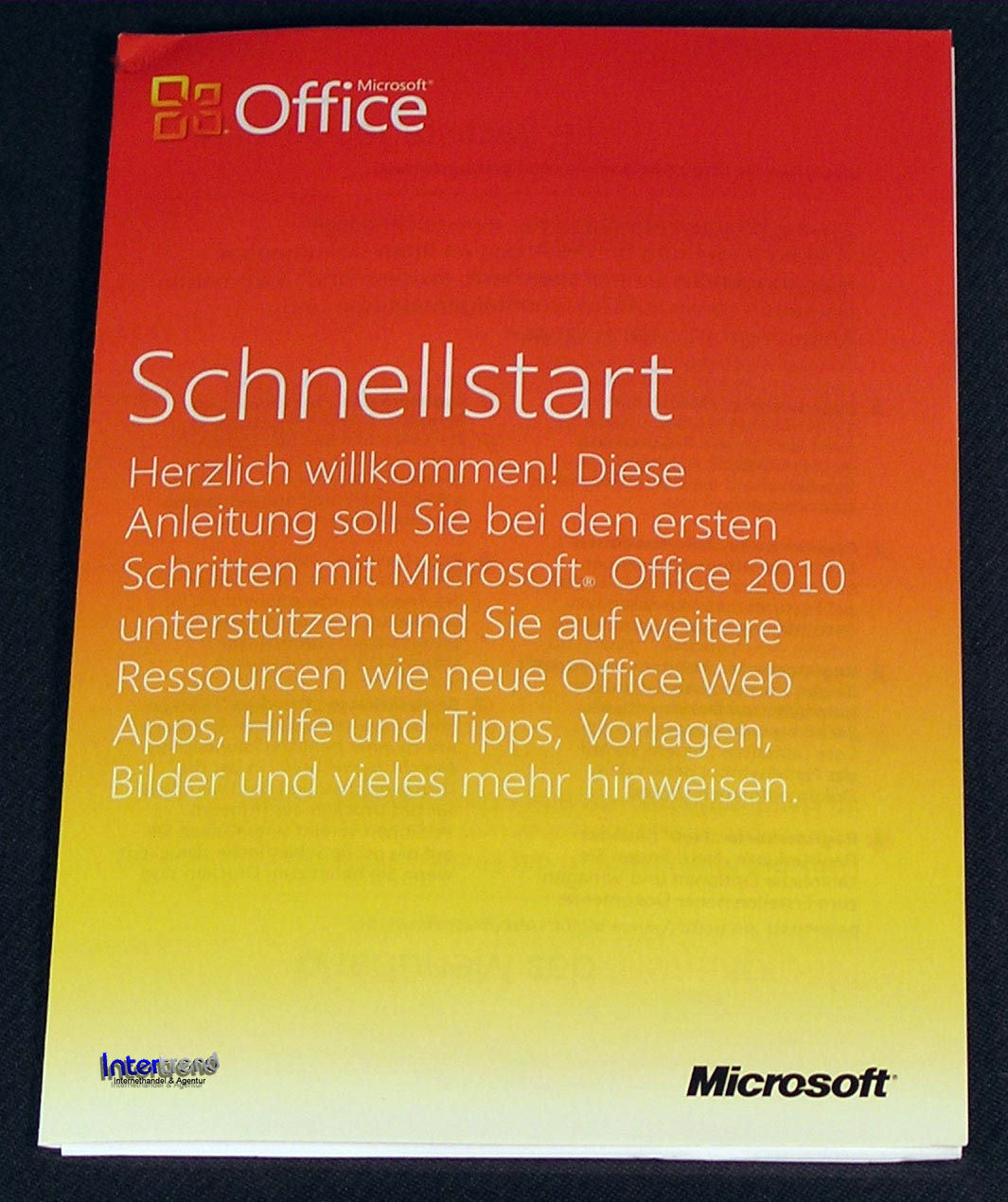 Microsoft Office Home and Business 2010 Full Version Box + DVD German Original Packaging NEW