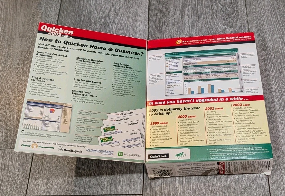 Quicken Home & Business Manage your Home & Business 2002