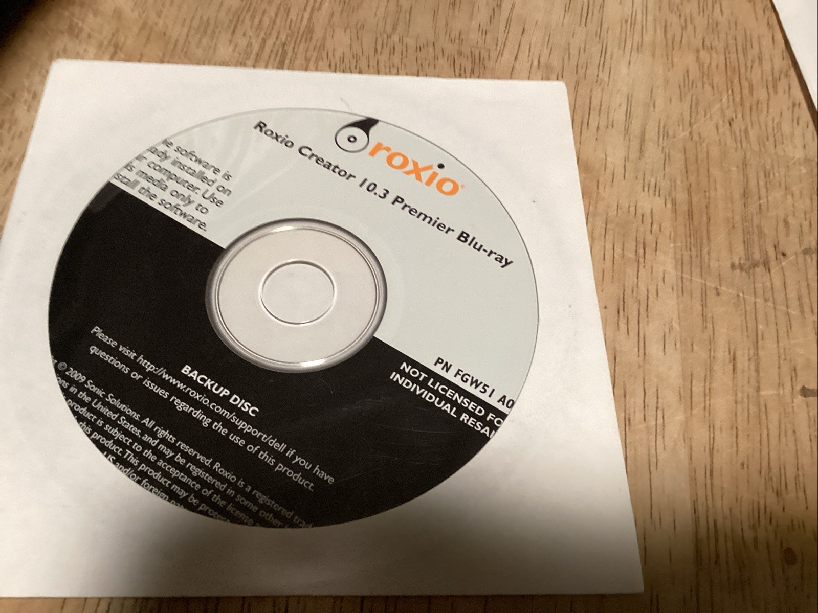 Roxio Creator DE 10.3 Software To Create Or Burn Blu-ray