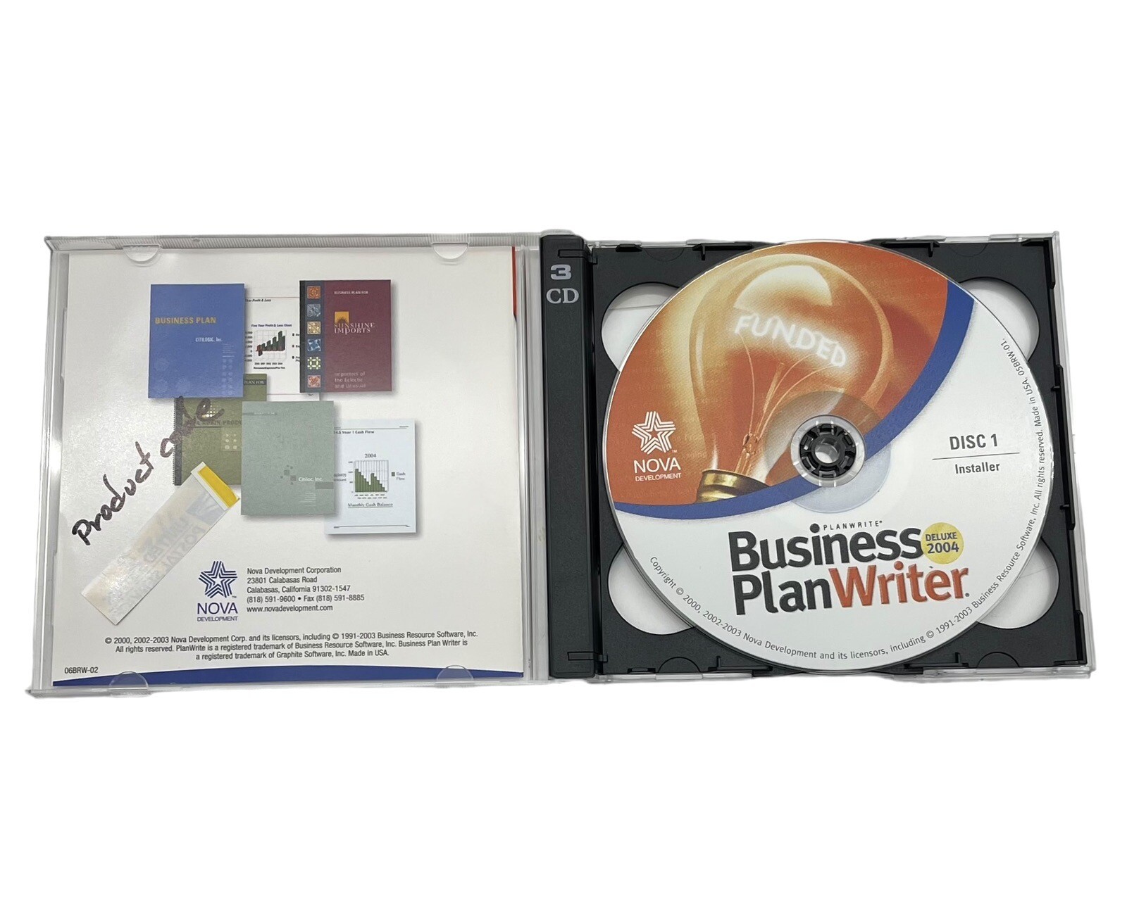 Planwright Business Plan Writer Software Deluxe 2004 Brand New Sealed