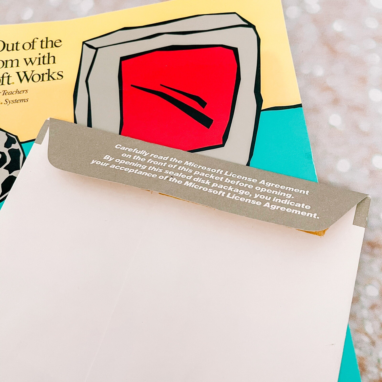 In And Out Of The Classroom With Microsoft Works W/ Floppy Disc 1990 Teachers