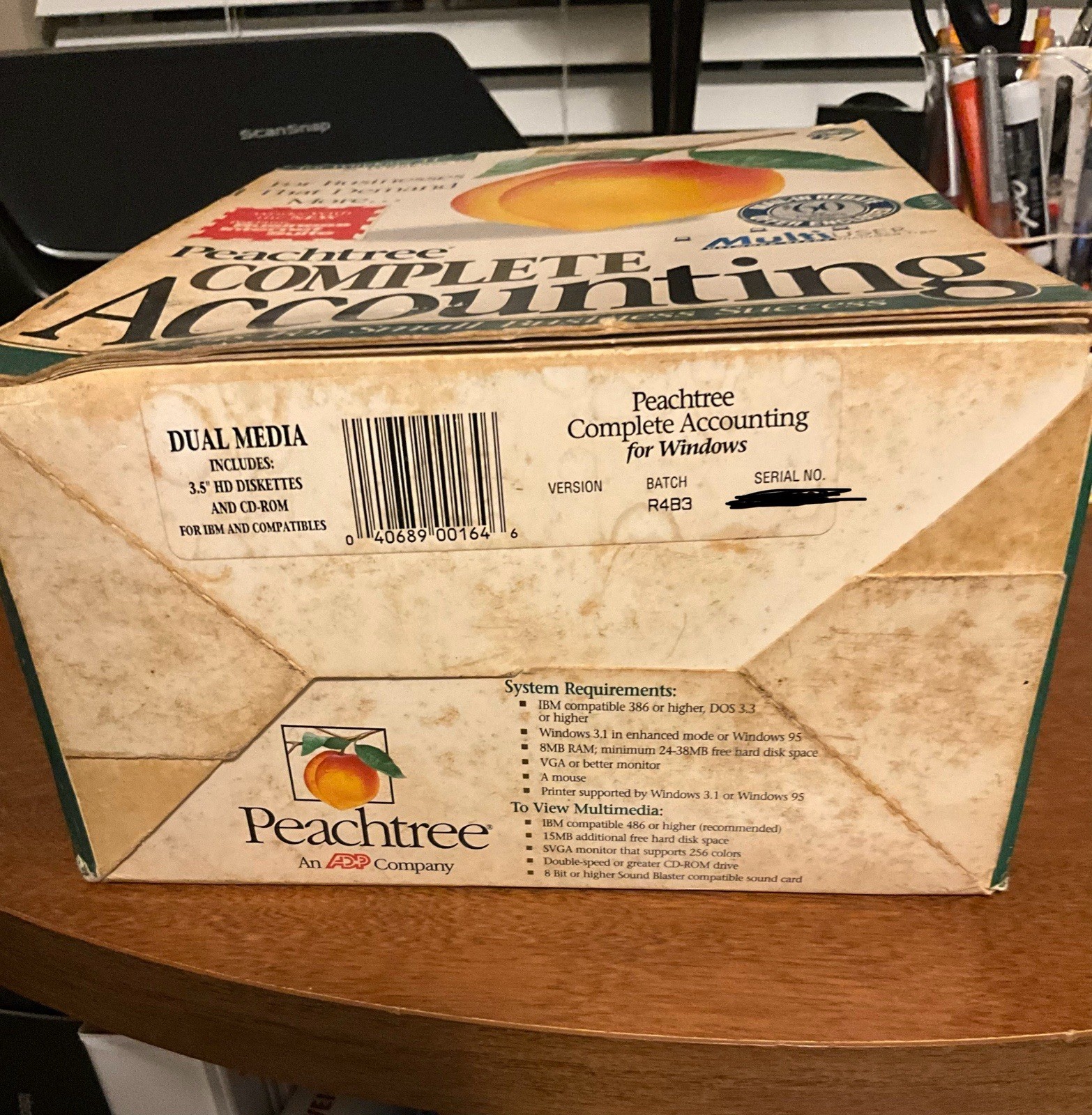 Adp Peachtree Complete Accounting For Windows 3.1 and Windows 95 Fixed Asset Cd