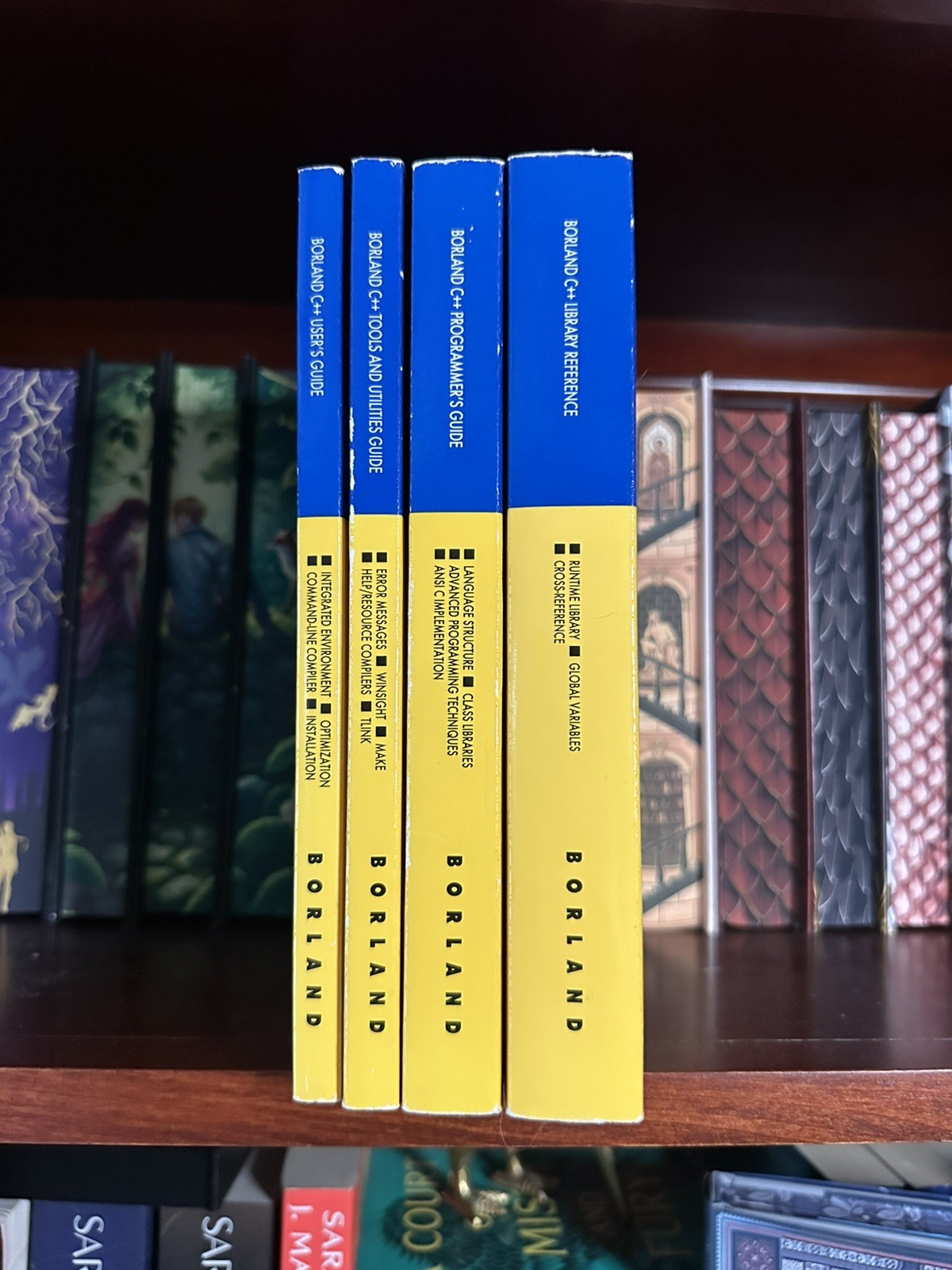 4X Borland C++ 3.0 User Guides Programmer’s Library Reference Tools Booklets