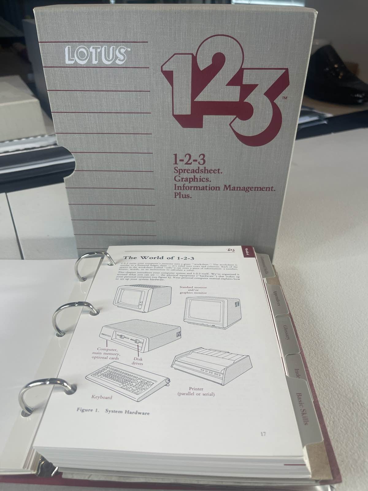 1984 Lotus 1-2-3 Release 1A Spreadsheet Software IBM PC Manual Box Set