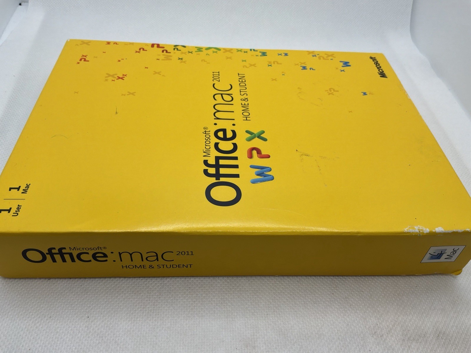 Microsoft Office Mac 2011 Home & Student 1 User DVD Retail Box Tested Complete