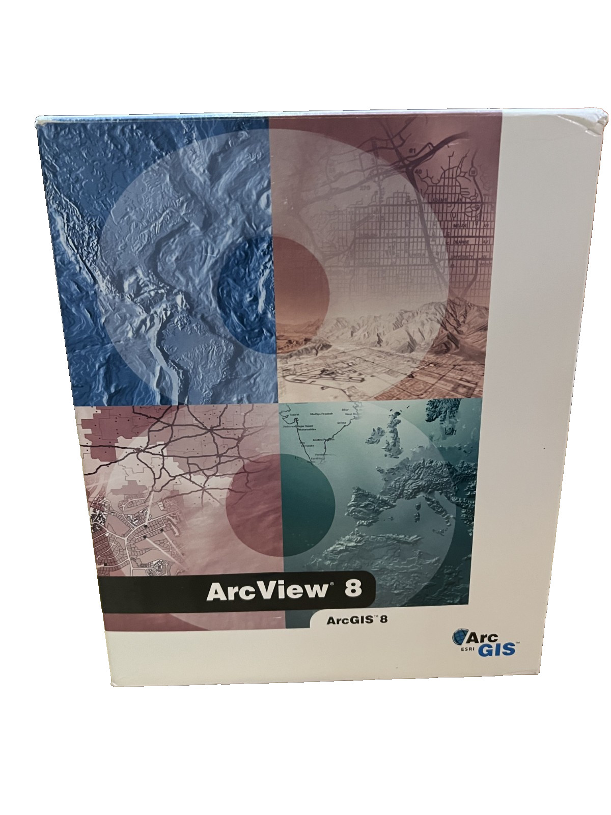 ArcGIS 8 ArcView Complete Package Data & Maps Media Kit & Software GIS by ESRI