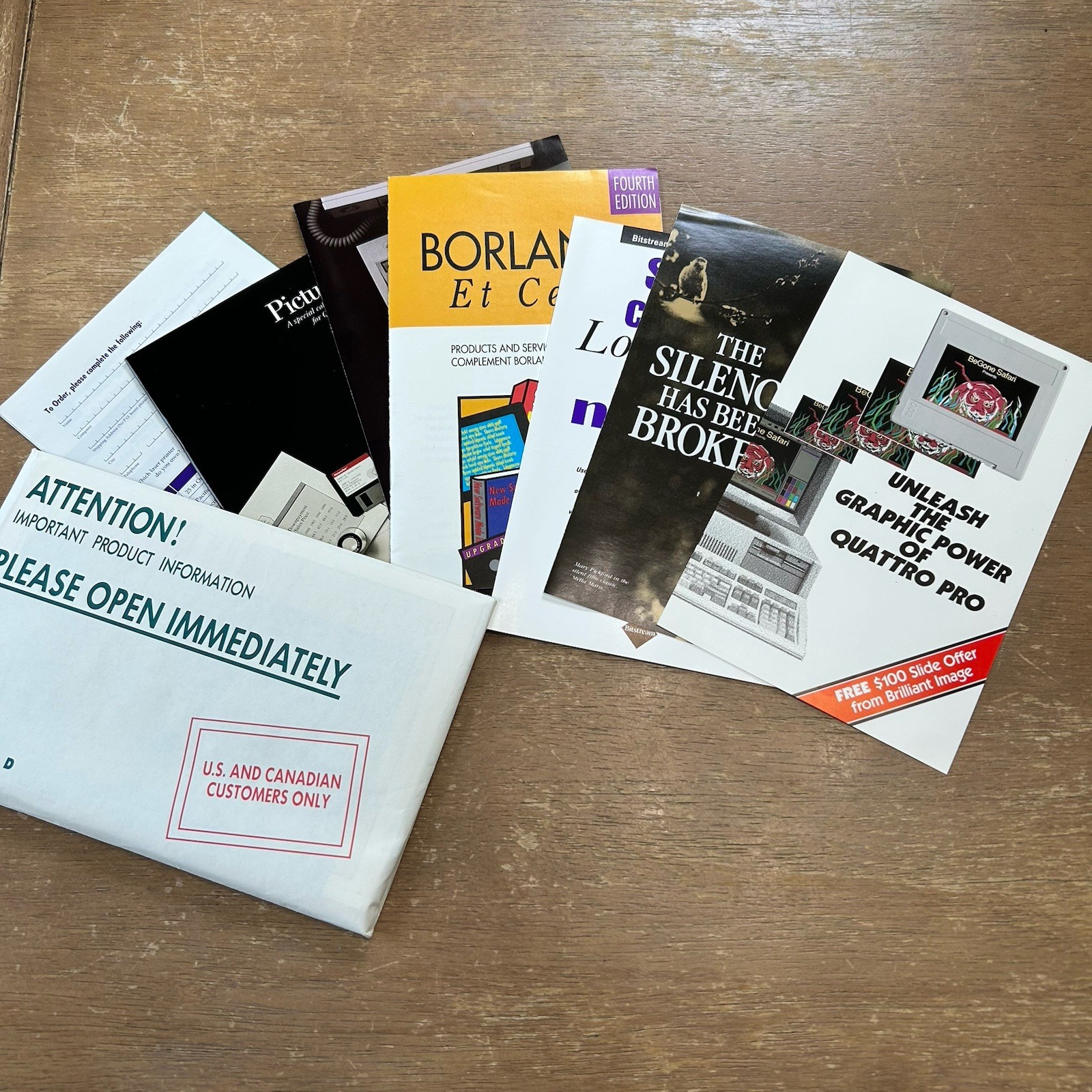 QUATTRO 3.0 For DOS Spreadsheet Software 3.5 & 5.25 Floppy Disks w/ Manuals