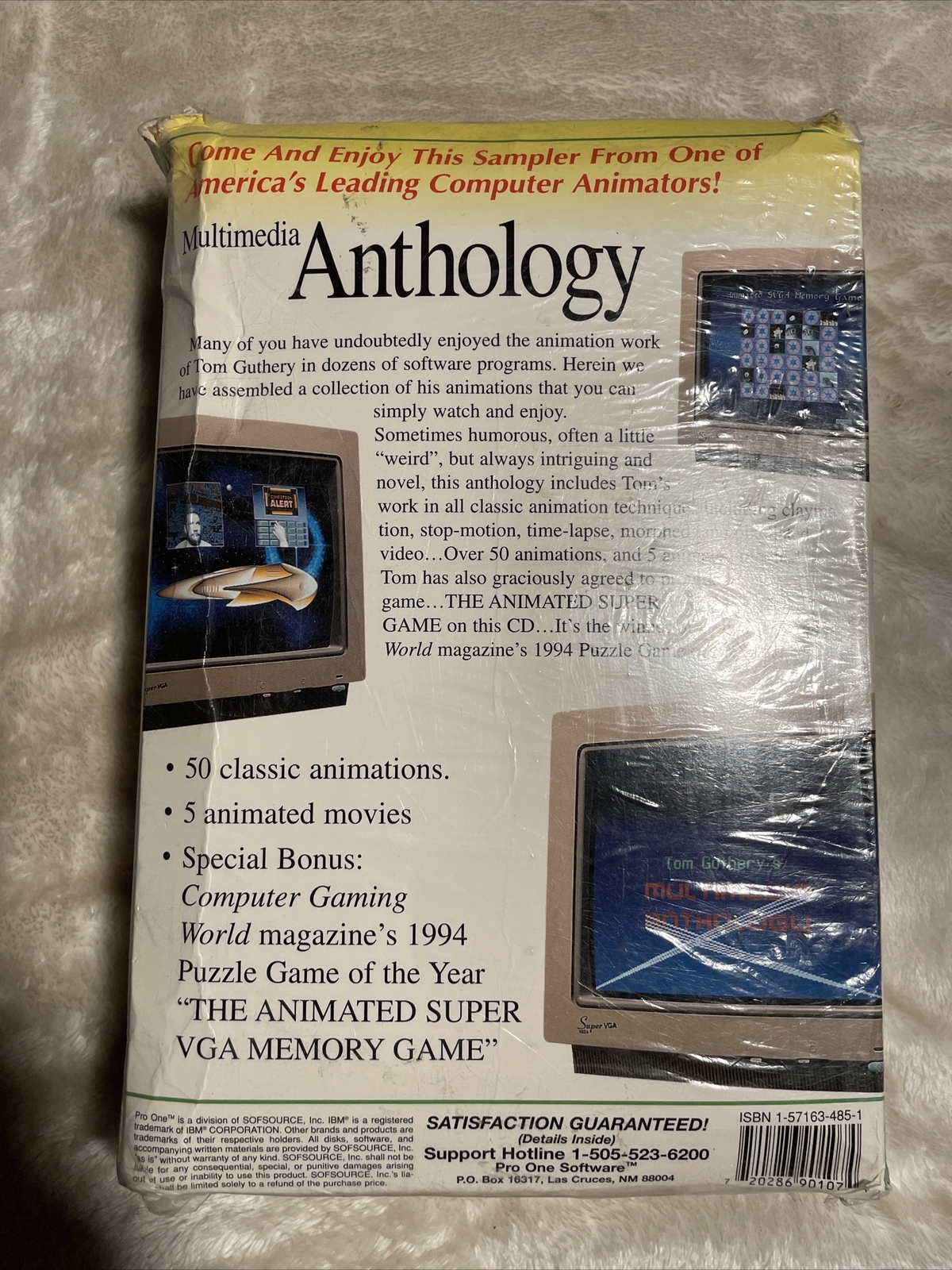 Multi Media Anthology Pro One Cd Rom Vintage IBM Tandy PC Software 1990s Sealed