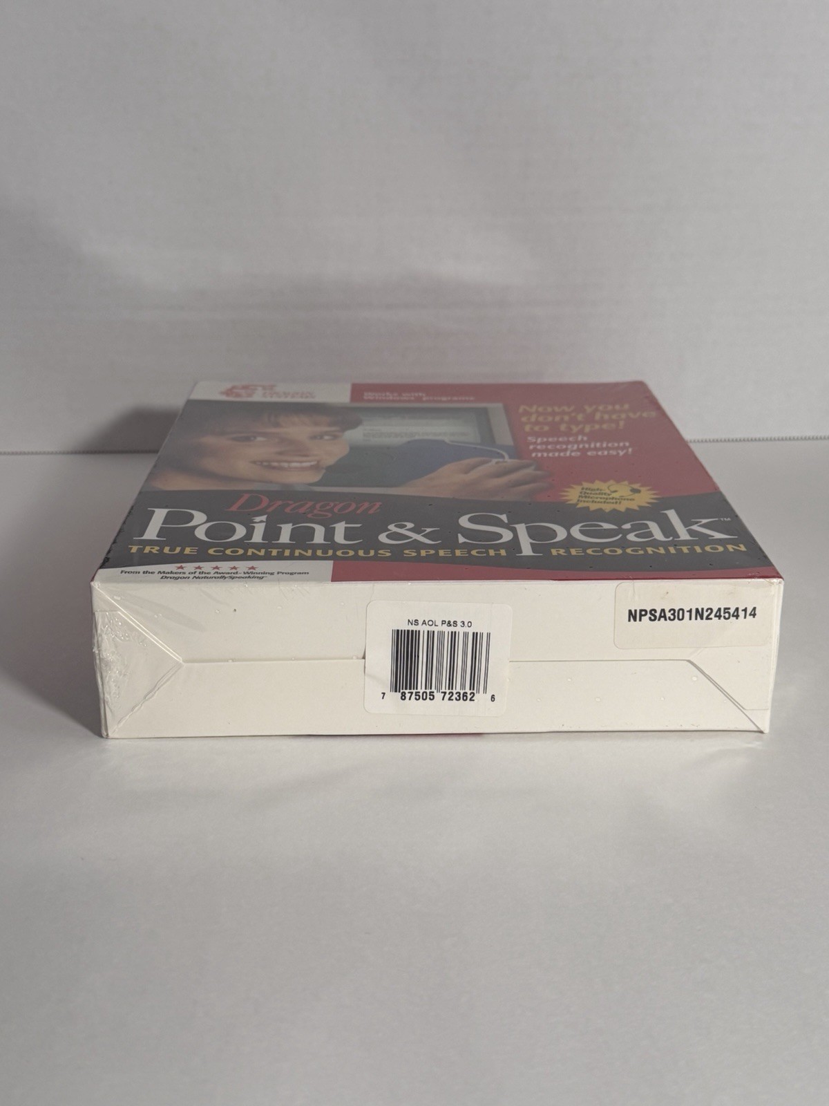 Dragon Point & Speak Speech Recognition Software, 1997 (NEW, SEALED)